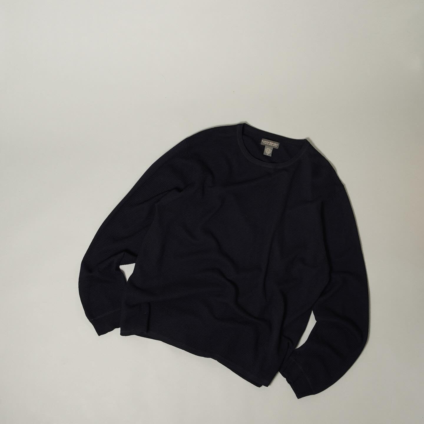 Banana Republic 100% Extra Fine Merino Wool Knit L/S Tee