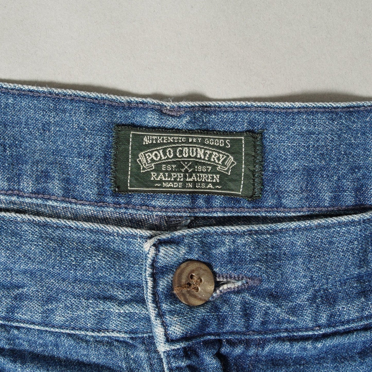 Polo Country Tucked Denim Shorts