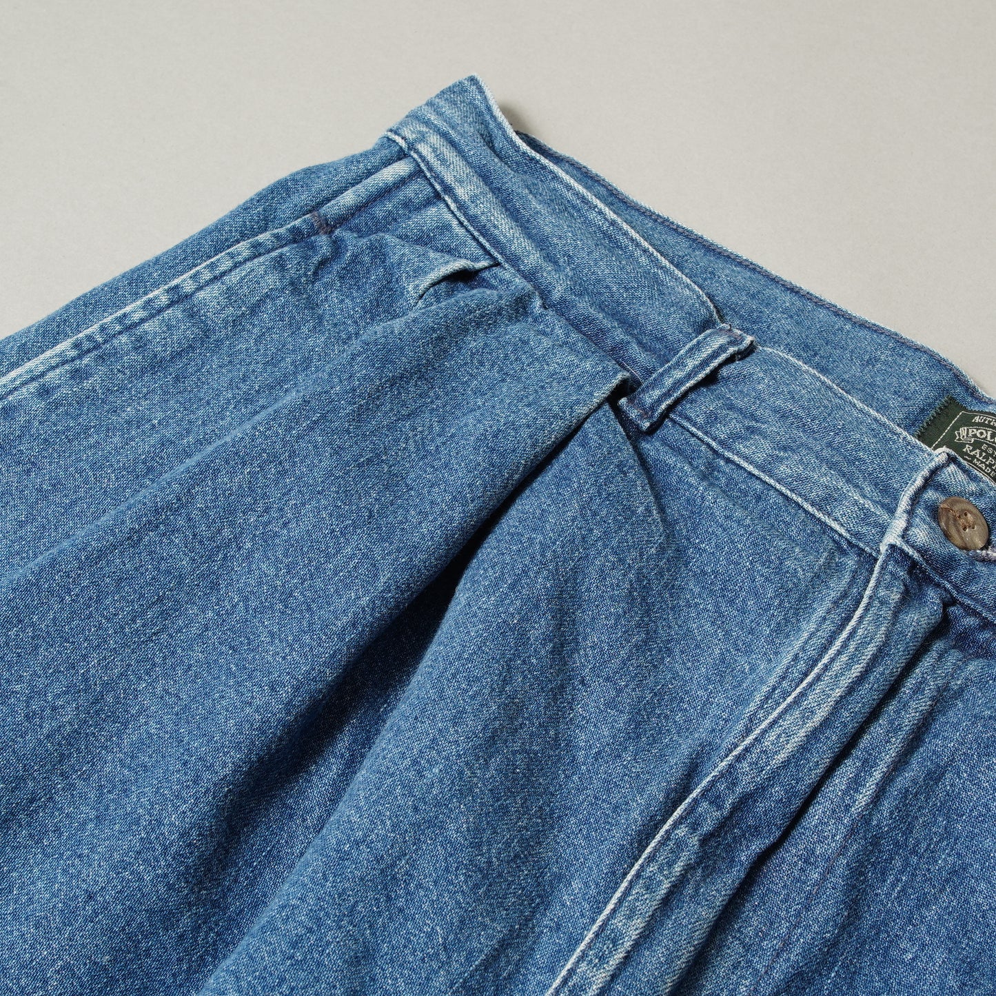 Polo Country Tucked Denim Shorts