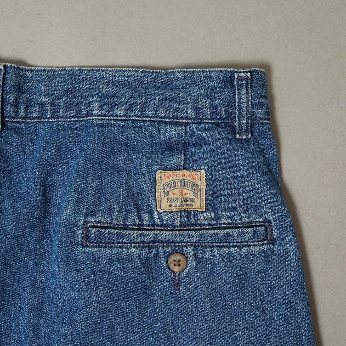 Polo Country Tucked Denim Shorts