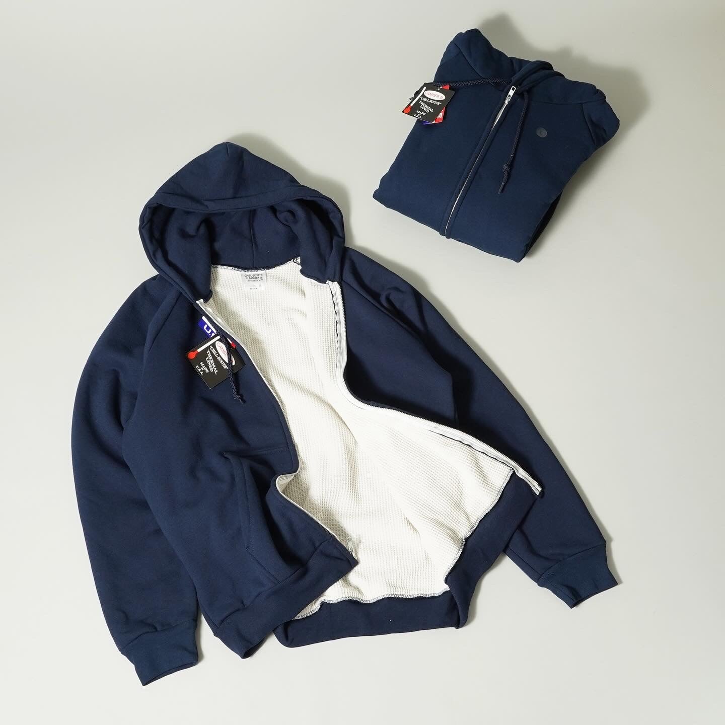 Camber Chill-Buster Thermal Lined Zip Hoodie