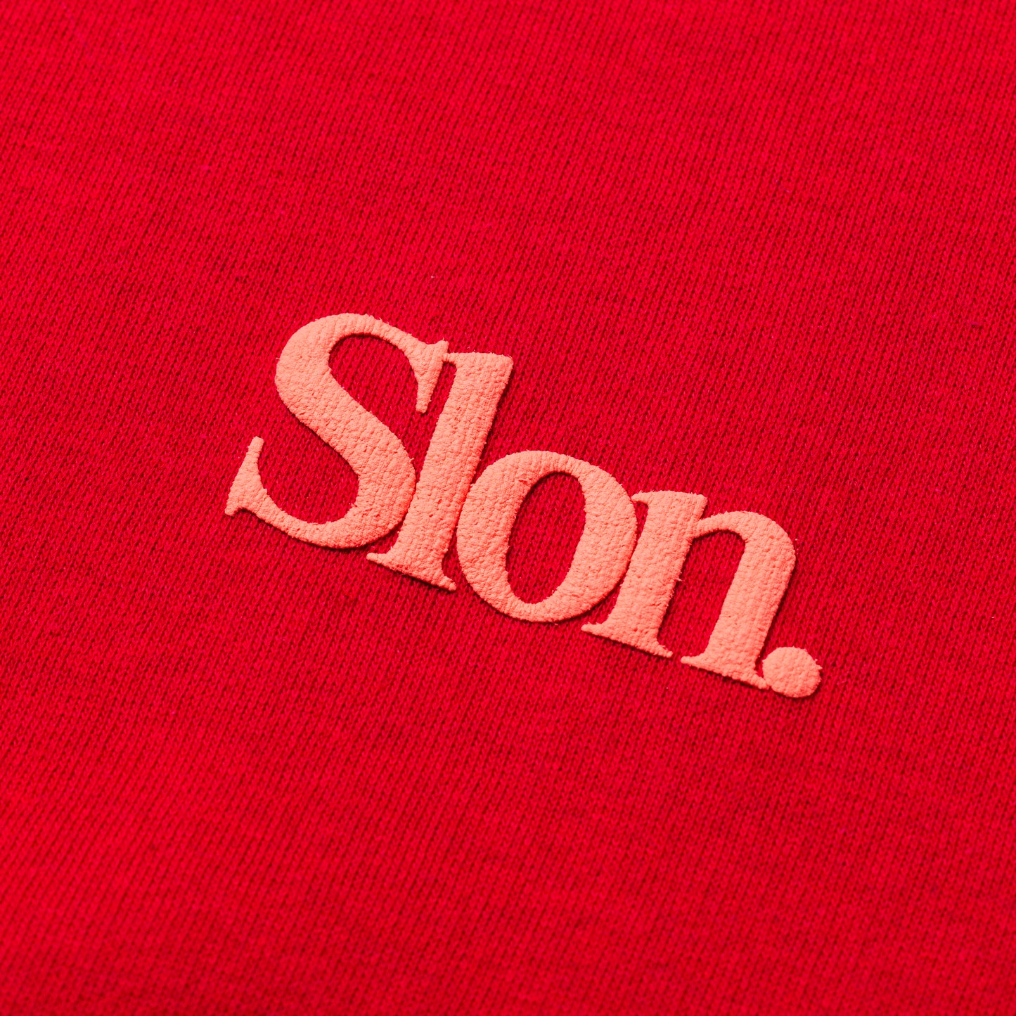 Slon Tech Logo Raglan Sweatshirt "Classic Red"