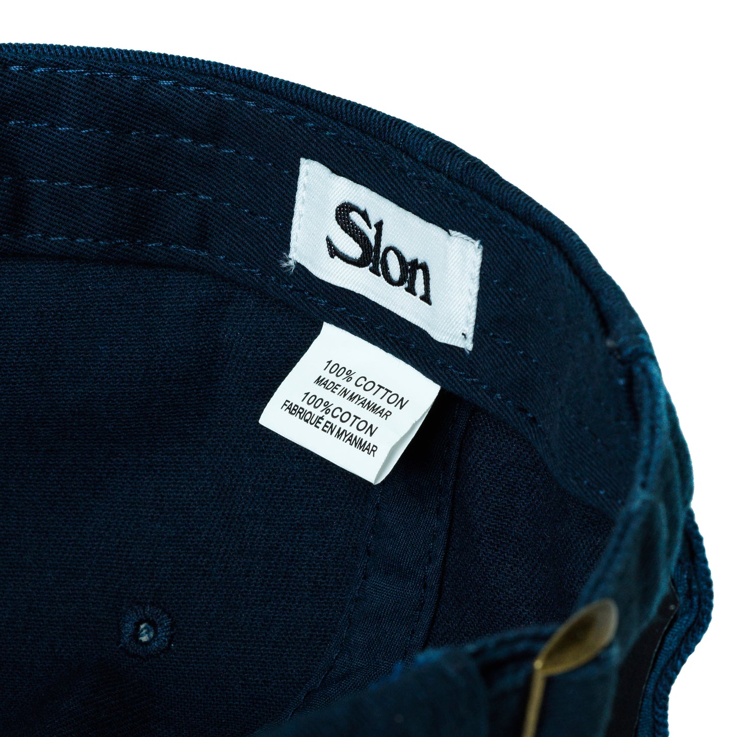 Slon Classic Logo 6panel Basic Hat "Navy"