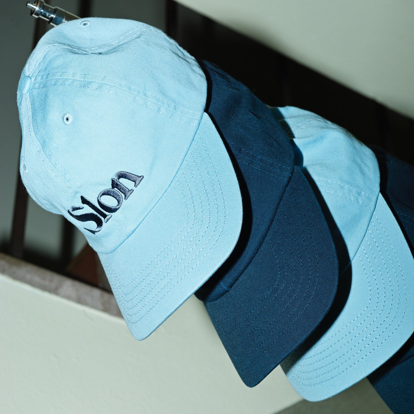 Slon Classic Logo 6panel Basic Hat "Baby Blue"