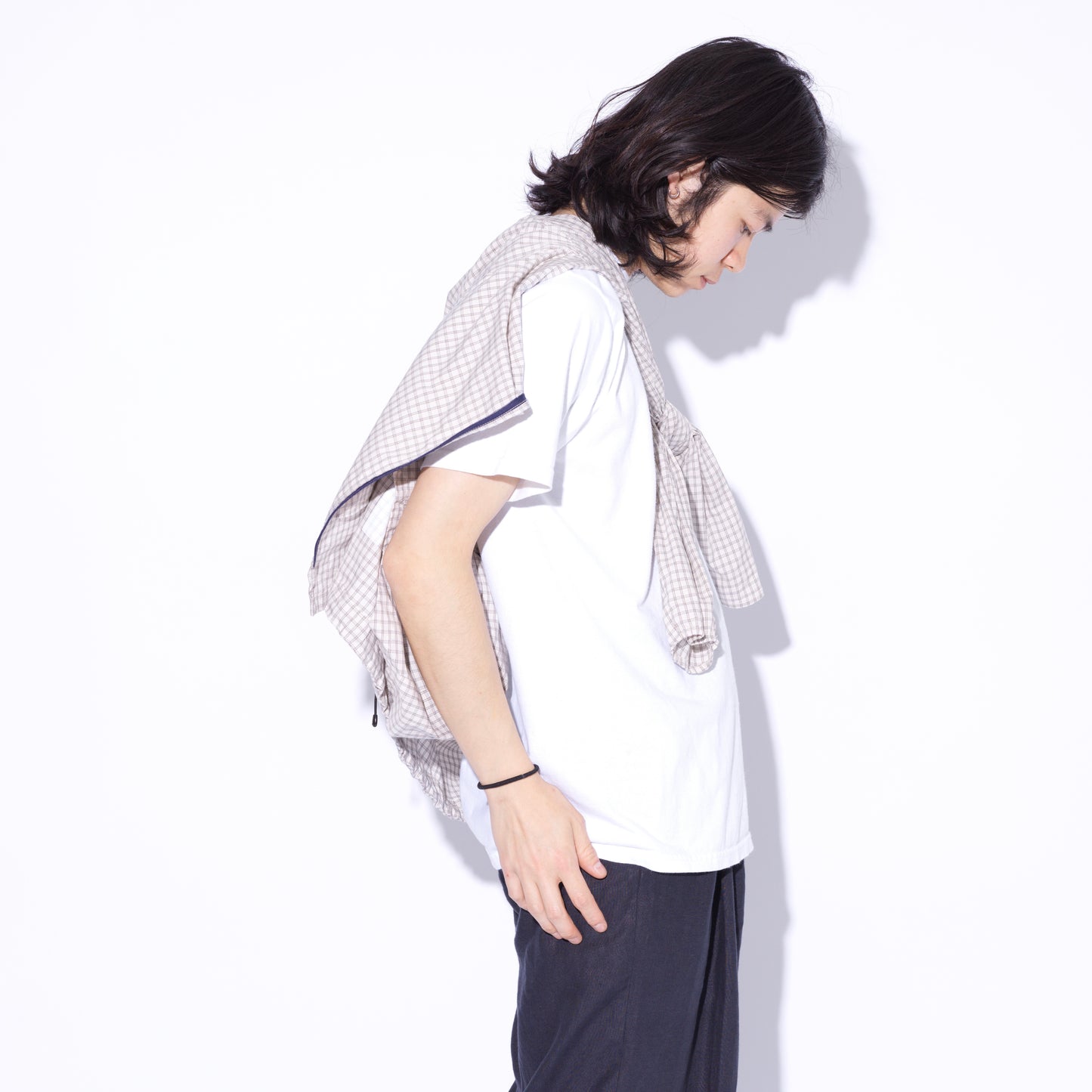Slon Grid Cotton Air Jacket "Natural"