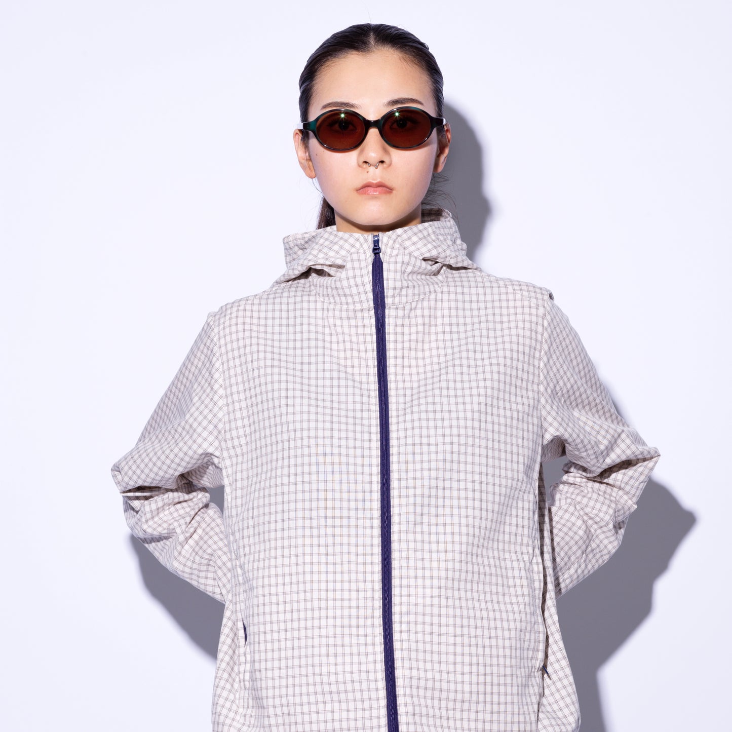 Slon Grid Cotton Air Jacket "Natural"