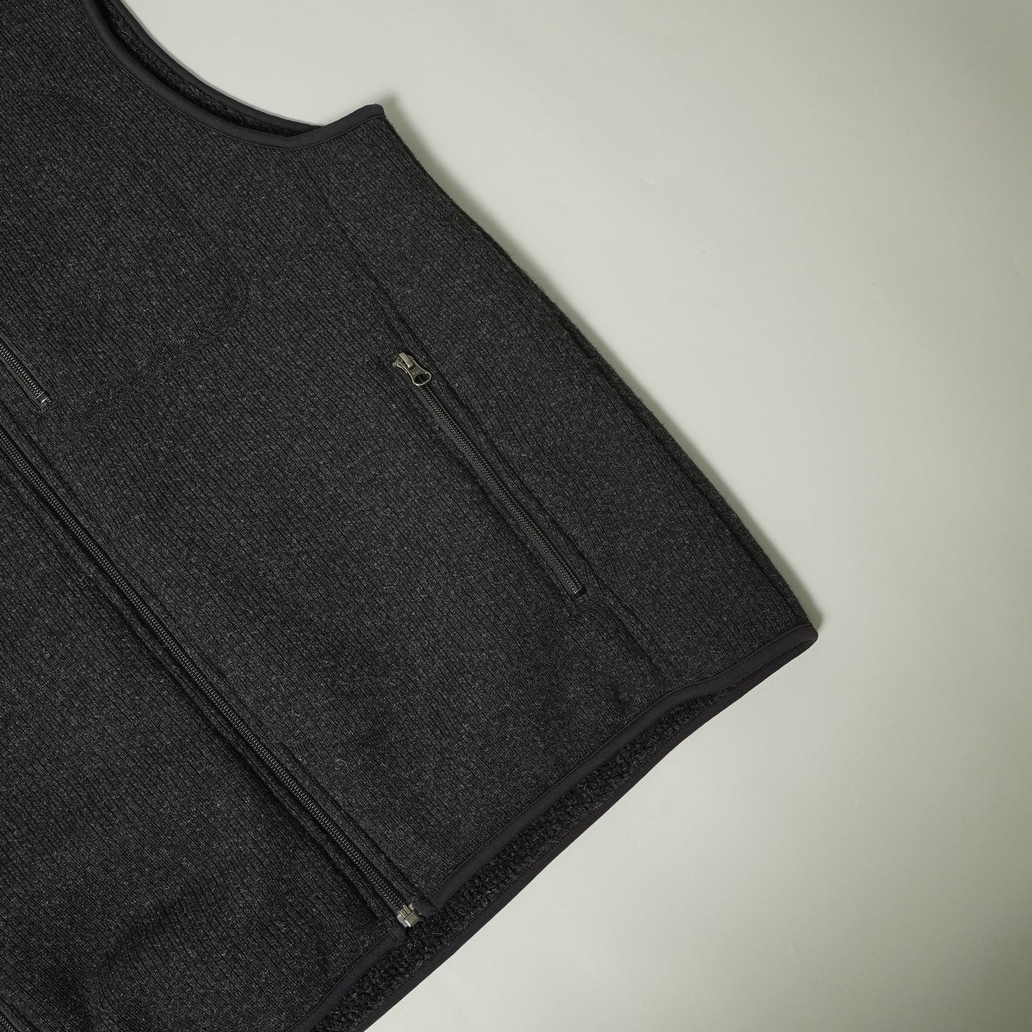 Eddie Bauer Rib Knit Fleece Vest