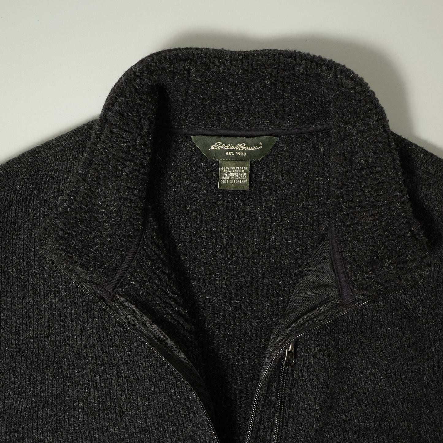Eddie Bauer Rib Knit Fleece Vest