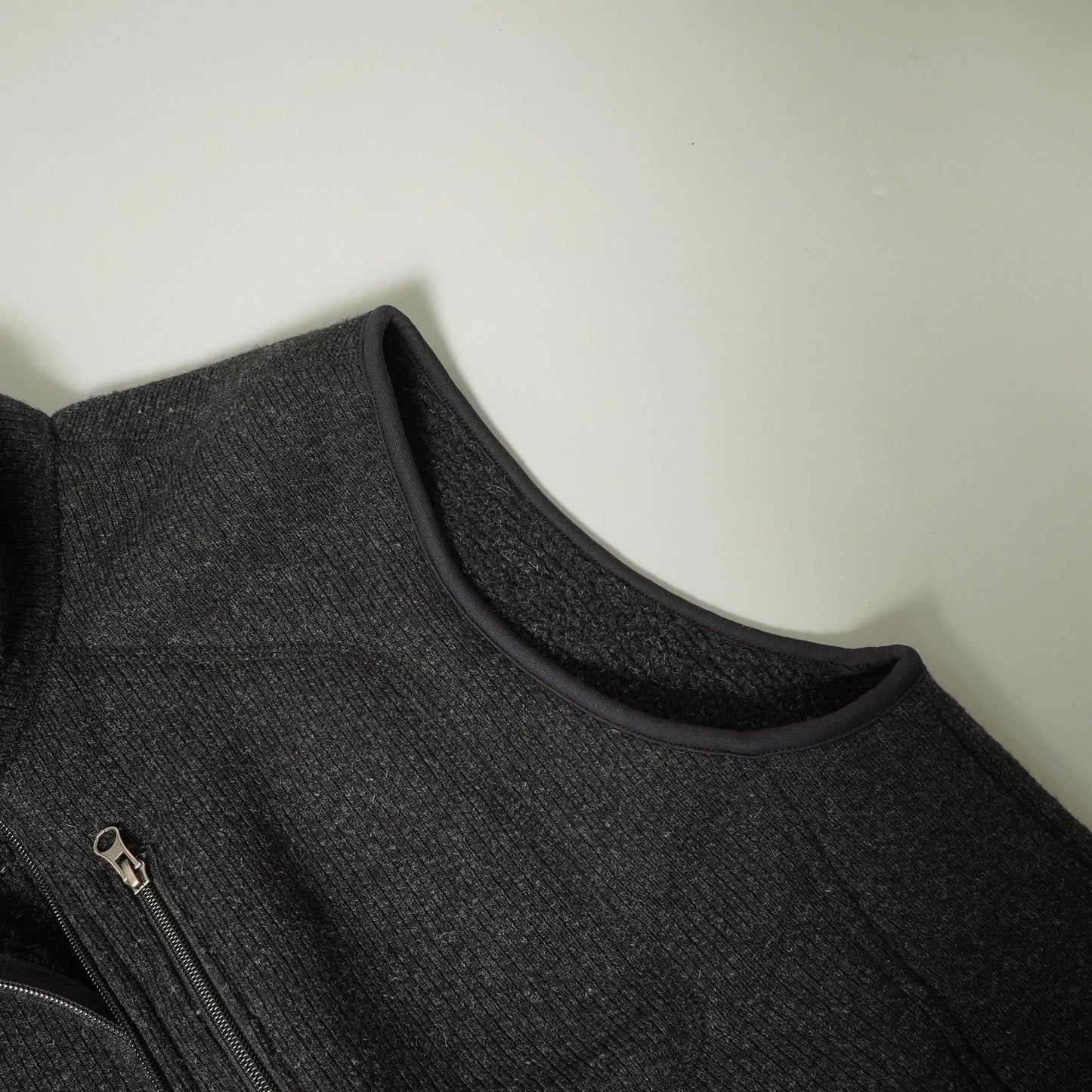 Eddie Bauer Rib Knit Fleece Vest