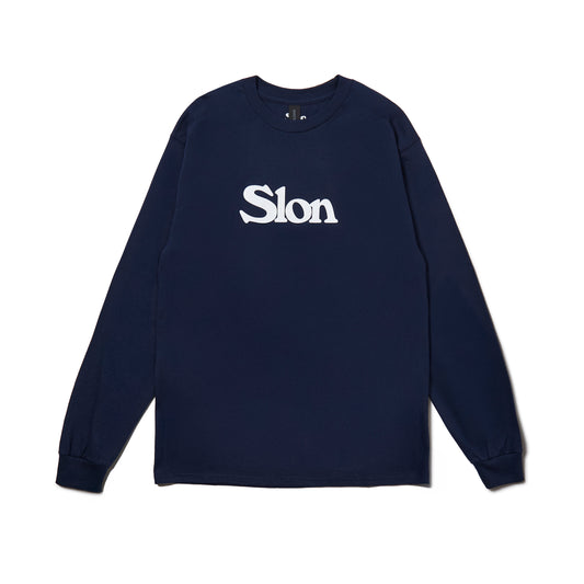 Slon Basic L/S Tee - Navy