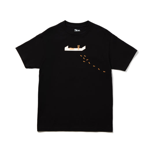 Slon "606" S/S Tee - Black