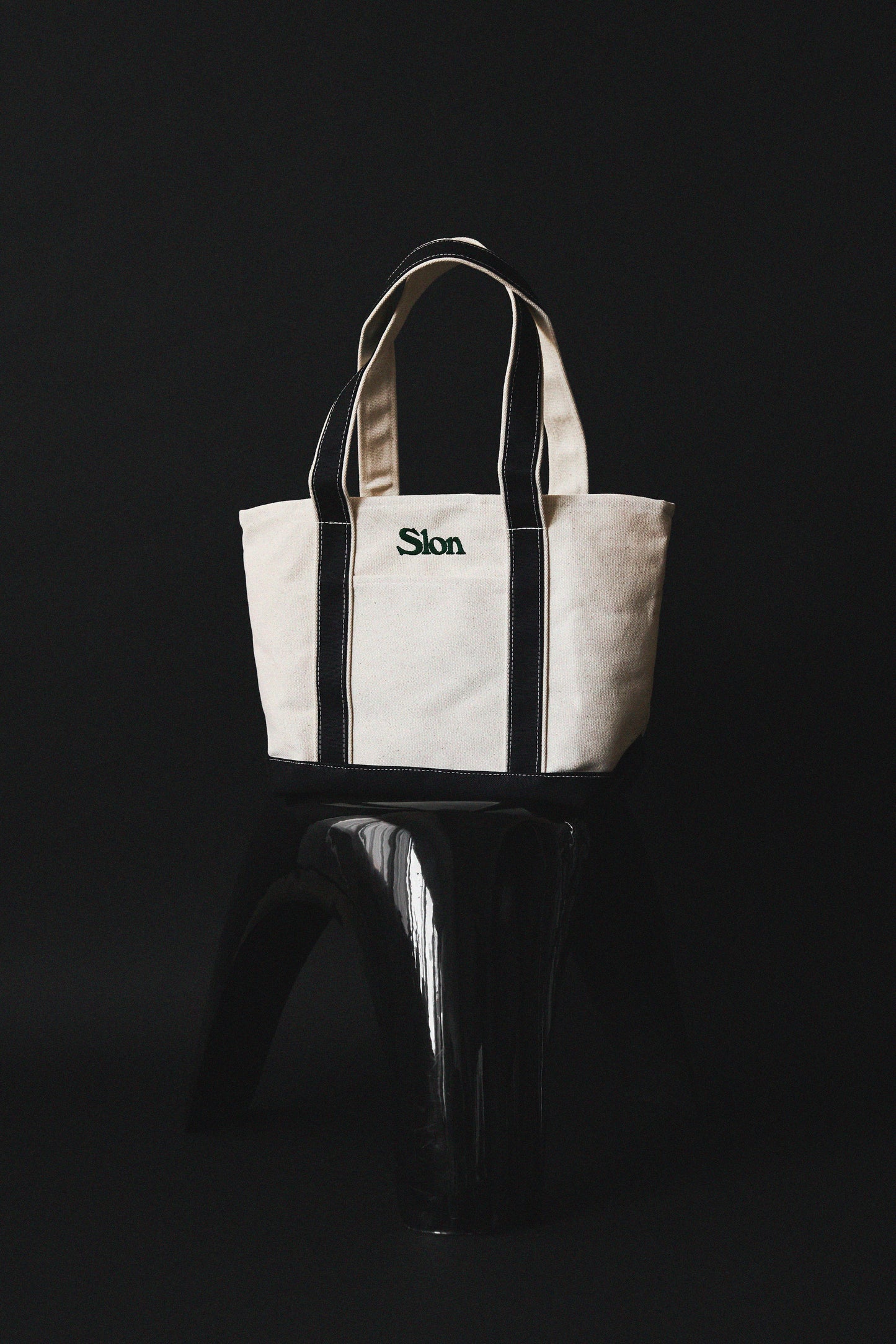 Slon Anytime Tote - Natural/Black