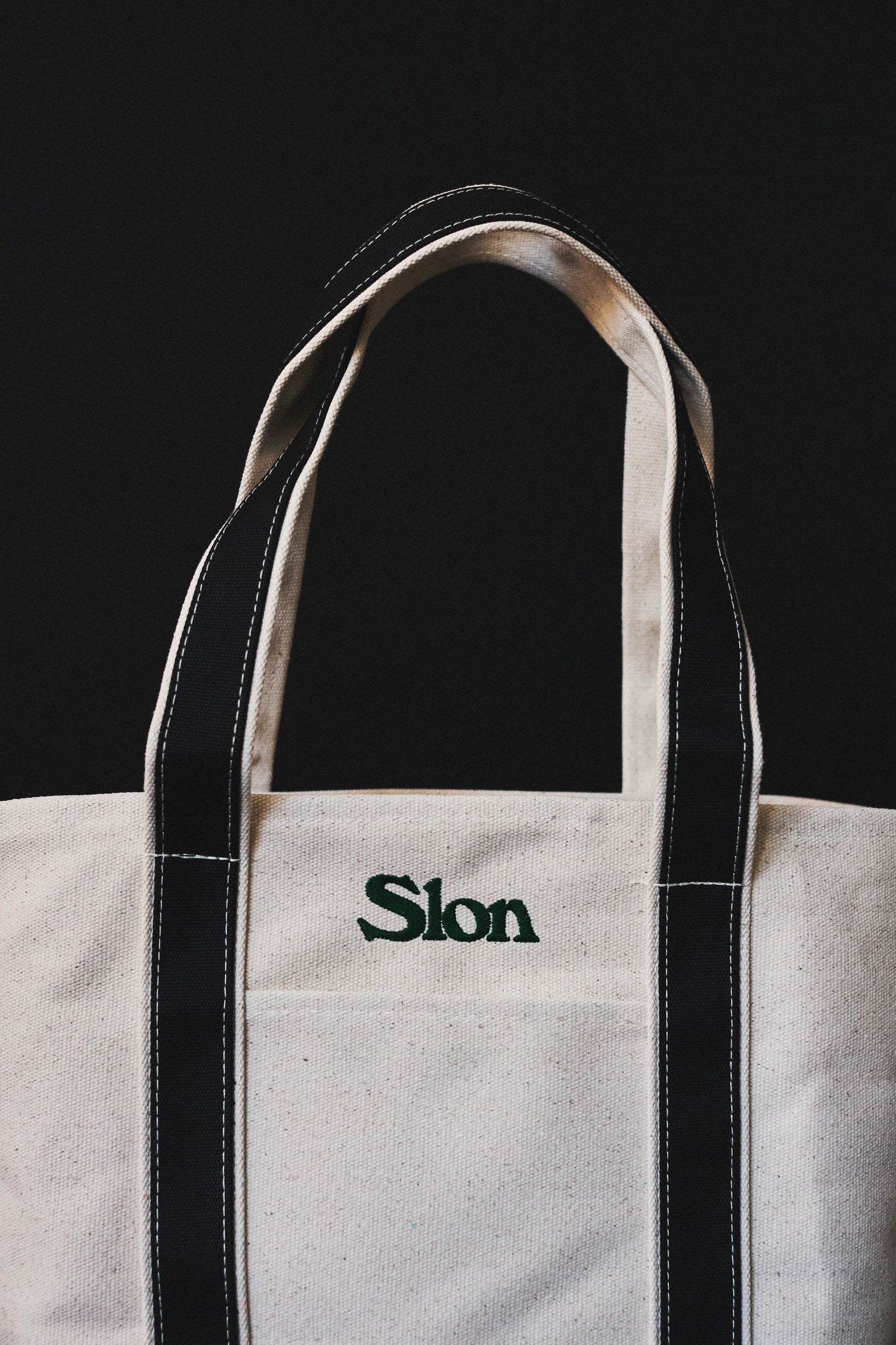 Slon Anytime Tote - Natural/Black