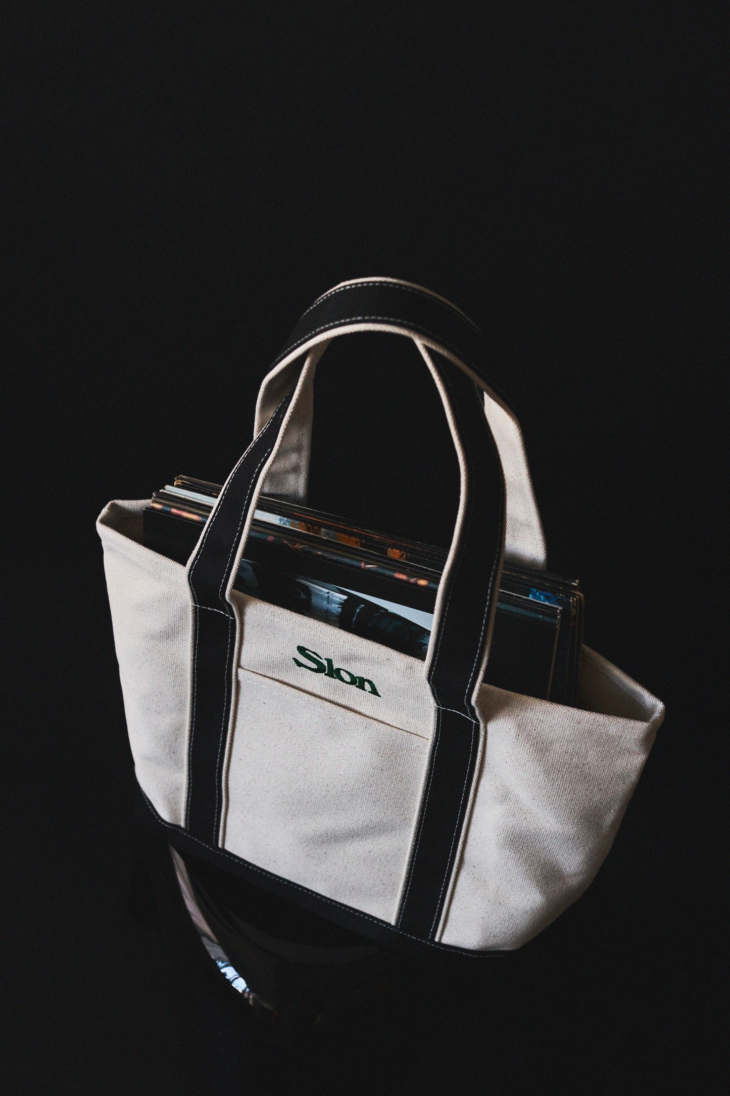 Slon Anytime Tote - Natural/Black