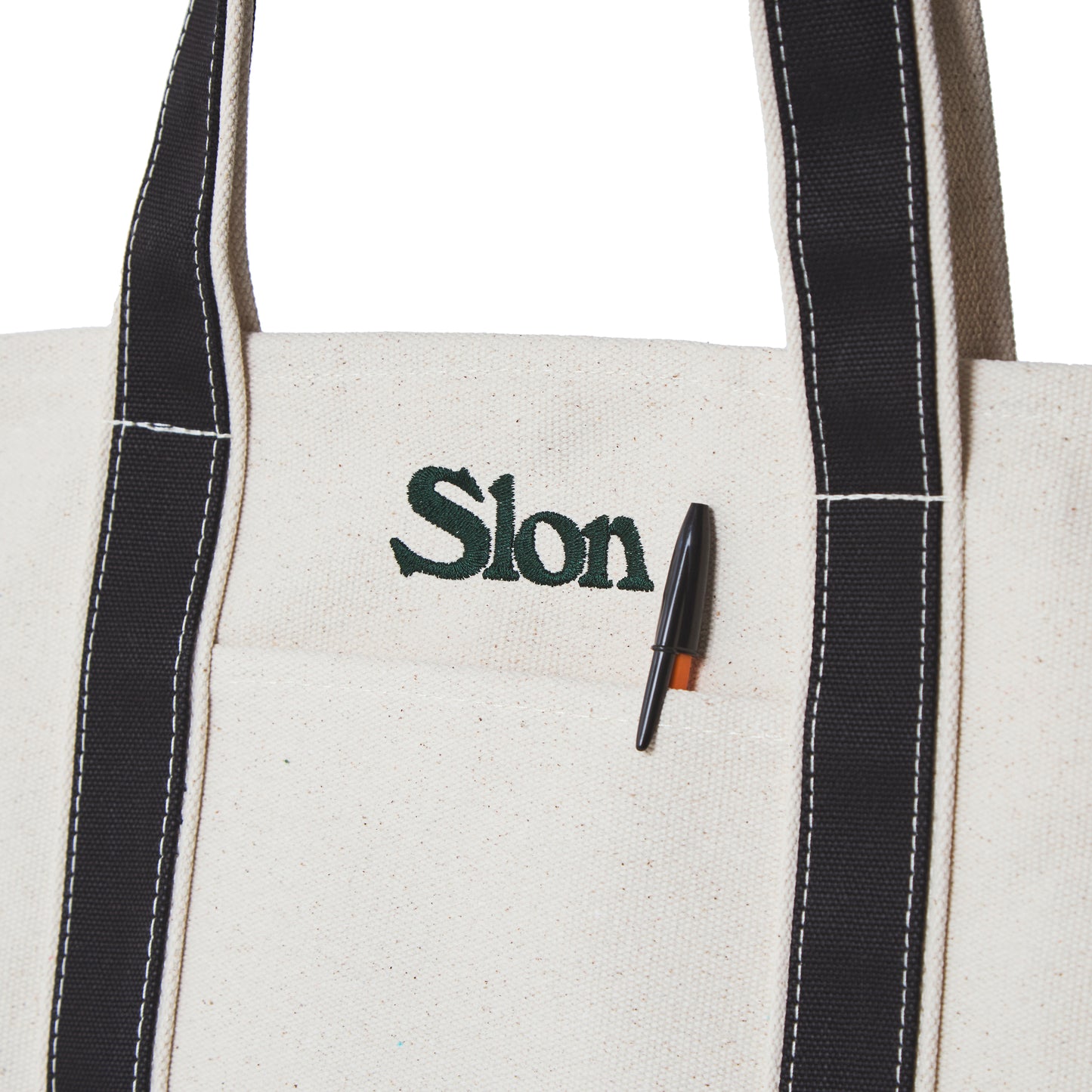 Slon Anytime Tote - Natural/Black