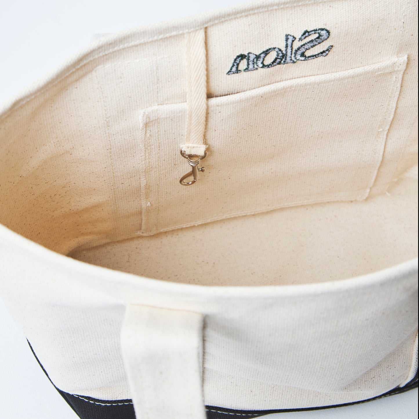 Slon Anytime Tote - Natural/Black