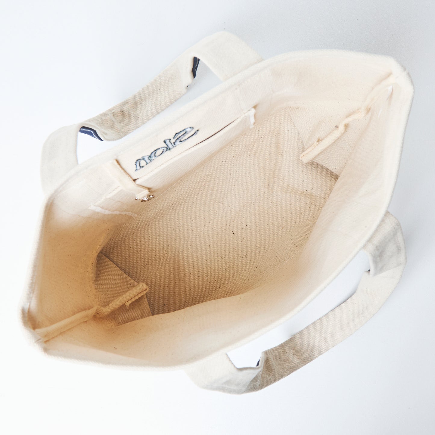 Slon Anytime Tote - Natural/Navy