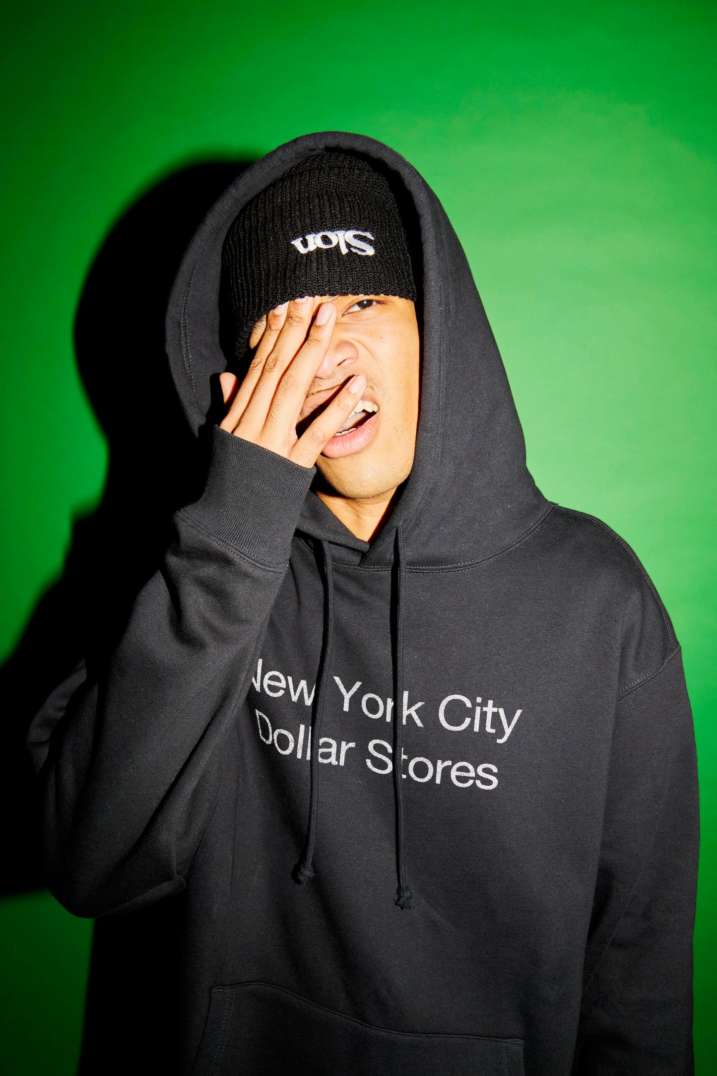 Slon NYC Dollar Stores Varsity Hoodie - Black
