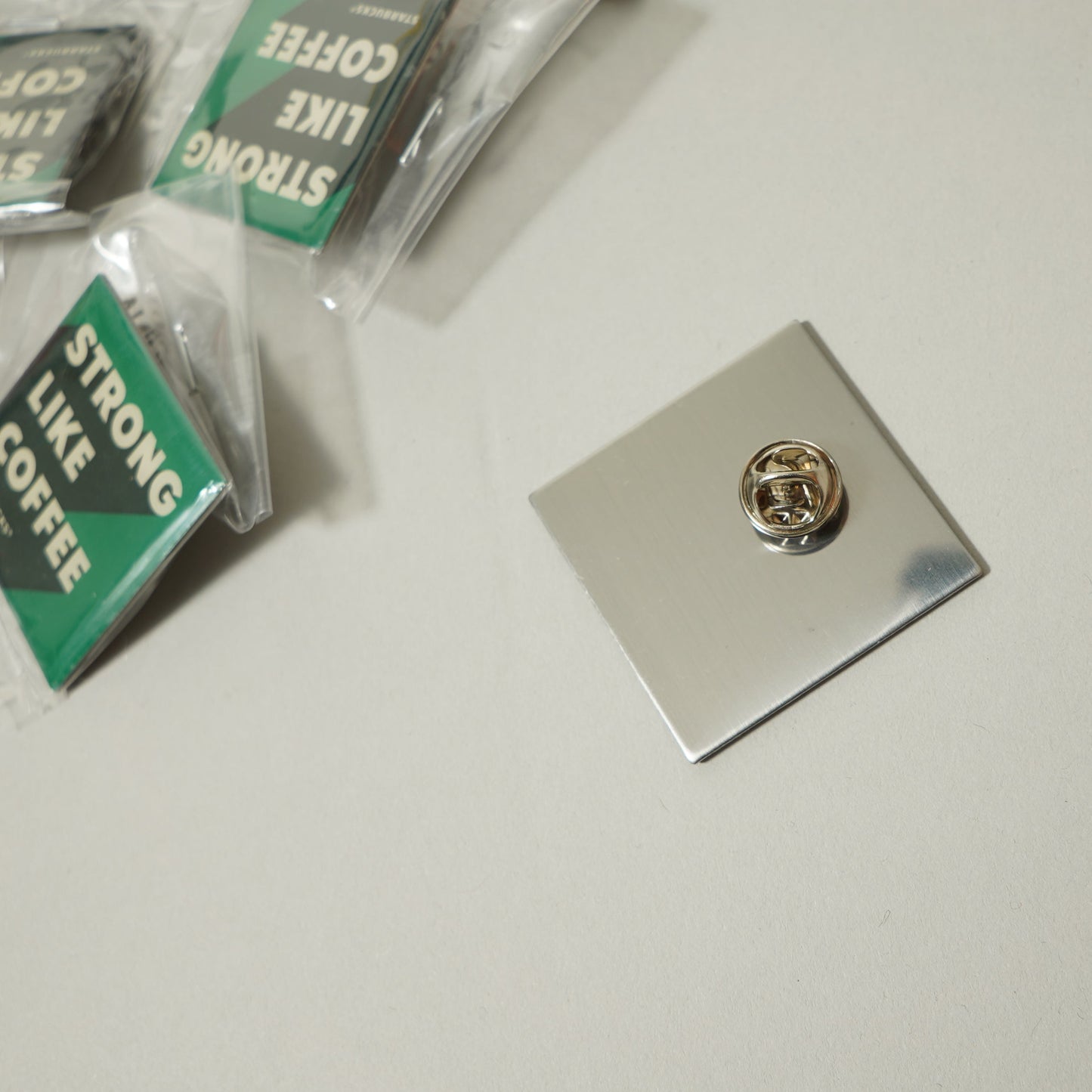 STARBUCKS "STRONG LIKE COFFEE" Pins