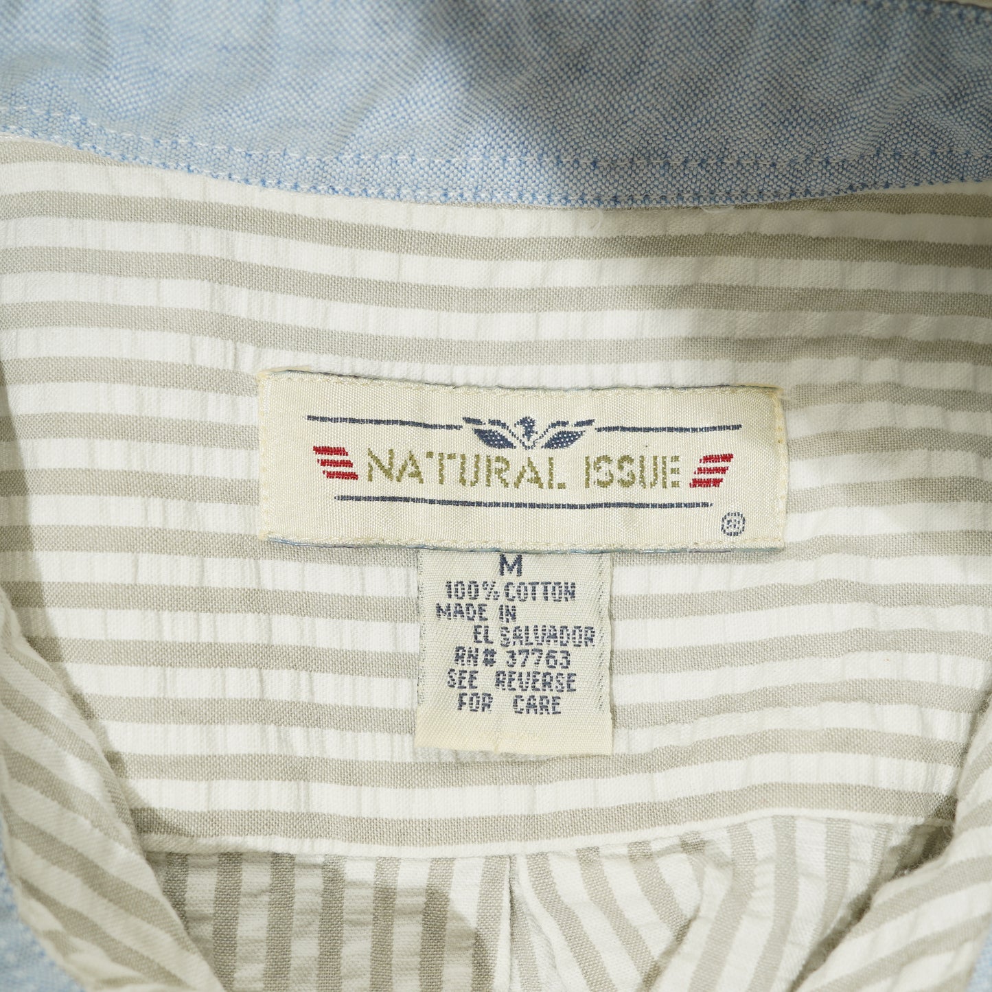 Natural. Issue Striped S/S Shirt
