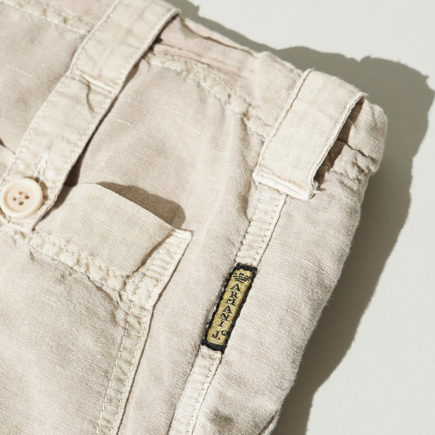 ARMANI JEANS Linen Cargo Shorts