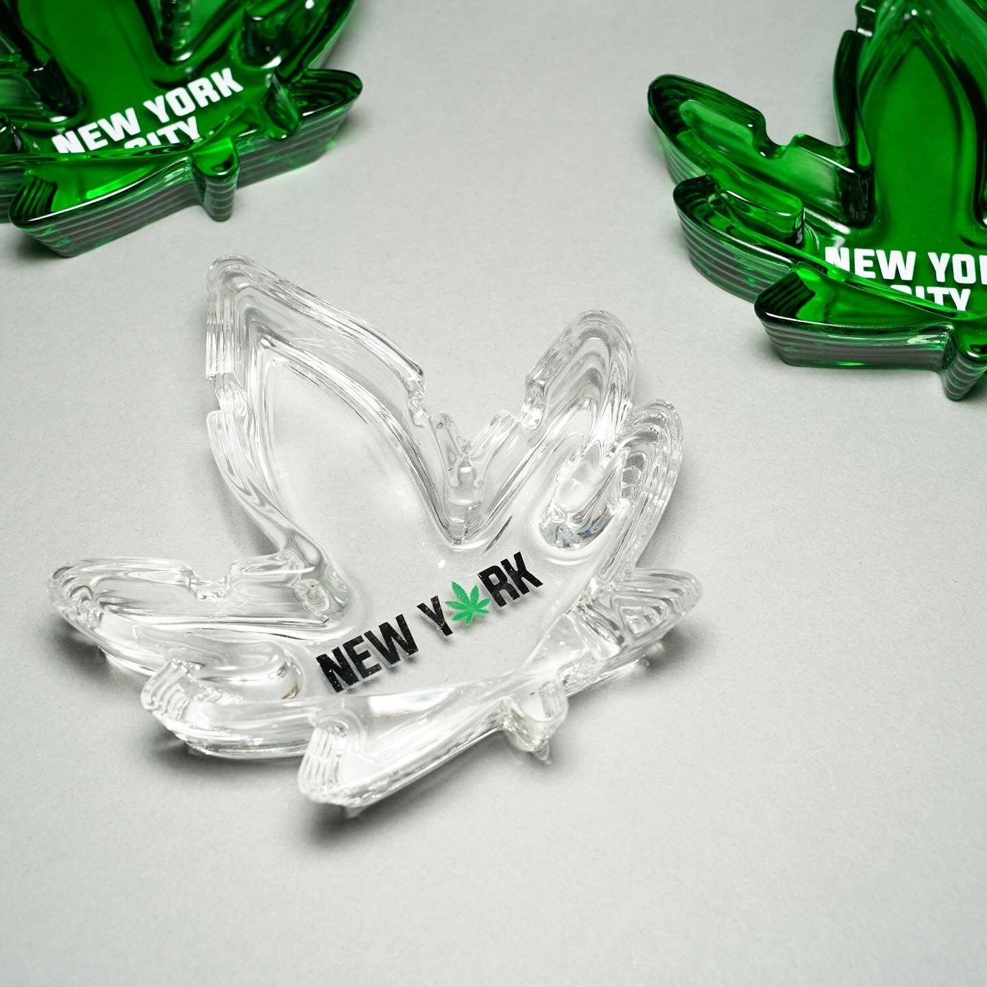 New York Weed Glass Ashtray