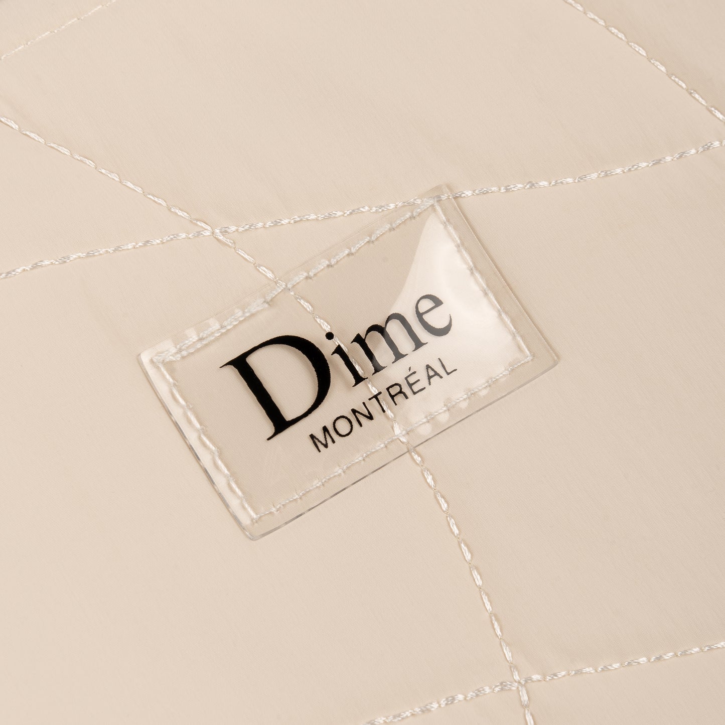 Dime QUILTED TOTE BAG "Tan"