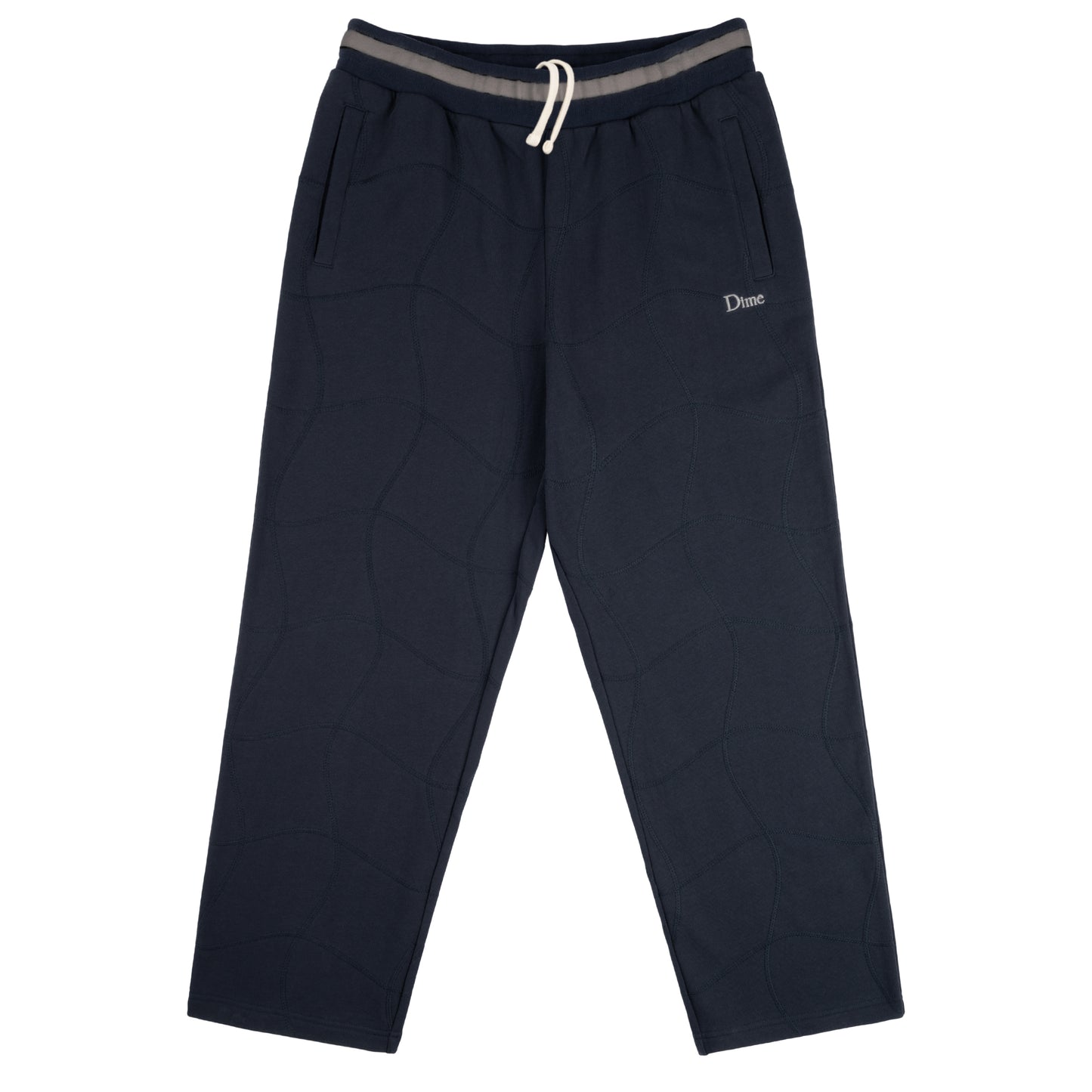 Dime WAVE FRENCH TERRY PANTS "Navy"