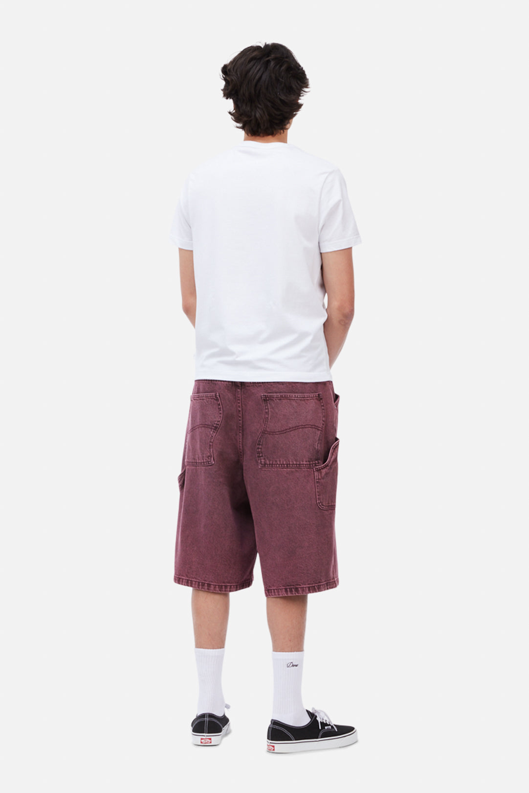 Dime Classic Denim Shorts - Wine Washed