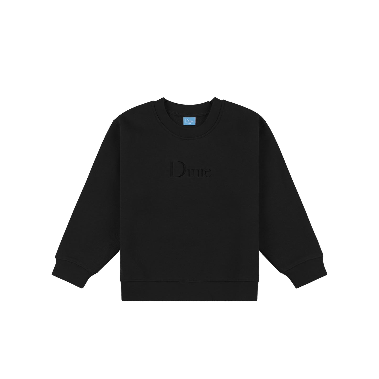 Dime CLASSIC CREWNECK KIDS "Black"