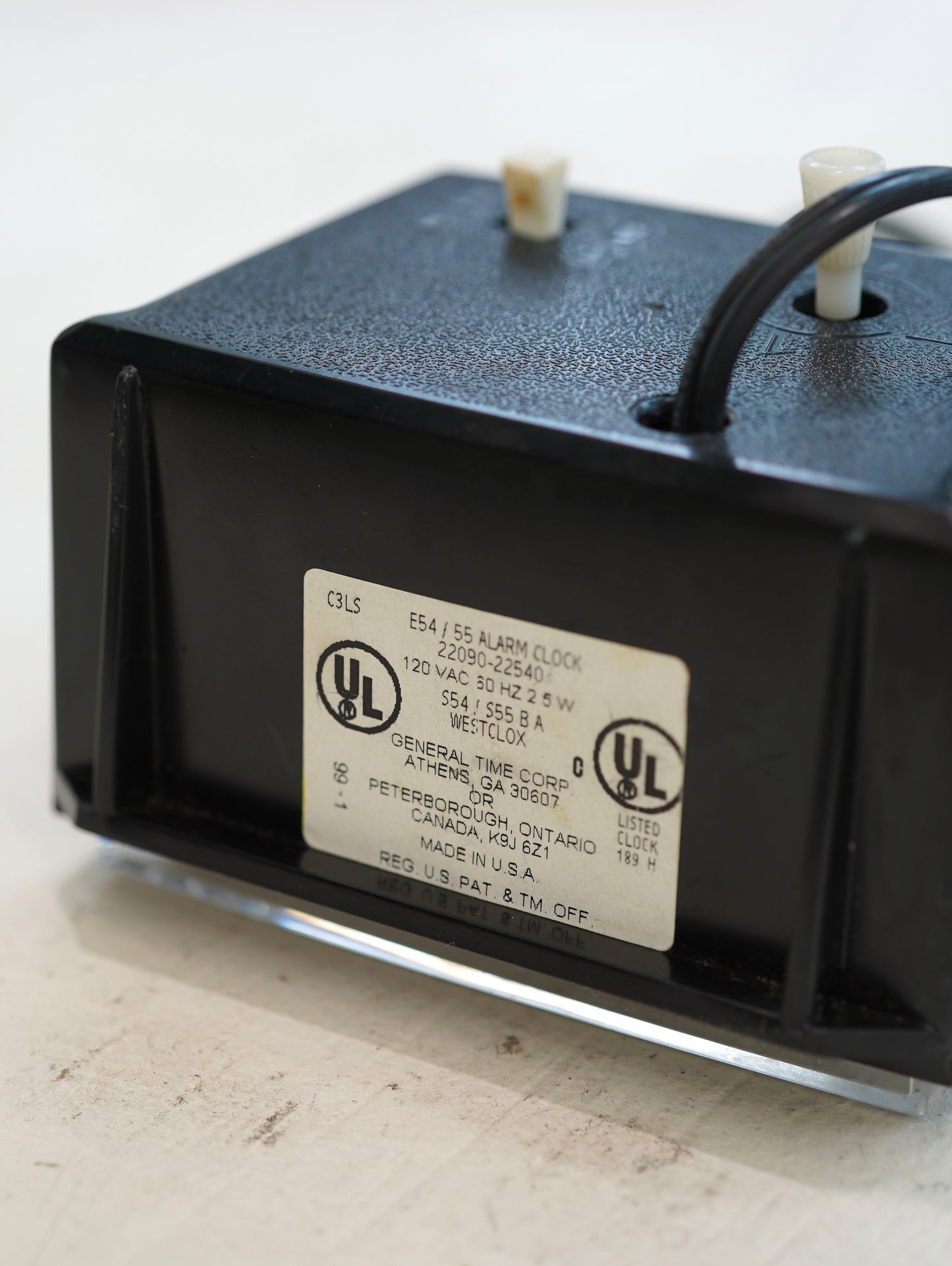 Westclox Table Clock