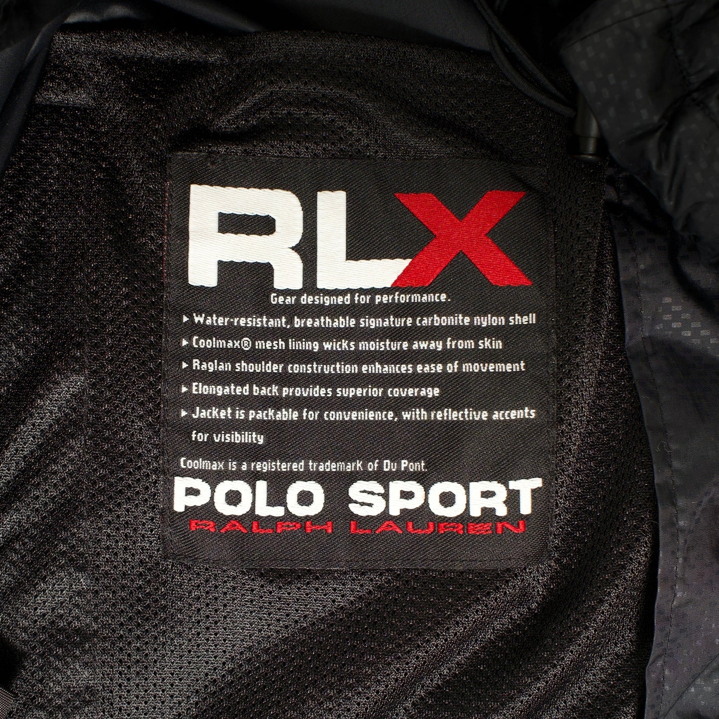 RLX Zip Up Nylon Jacket