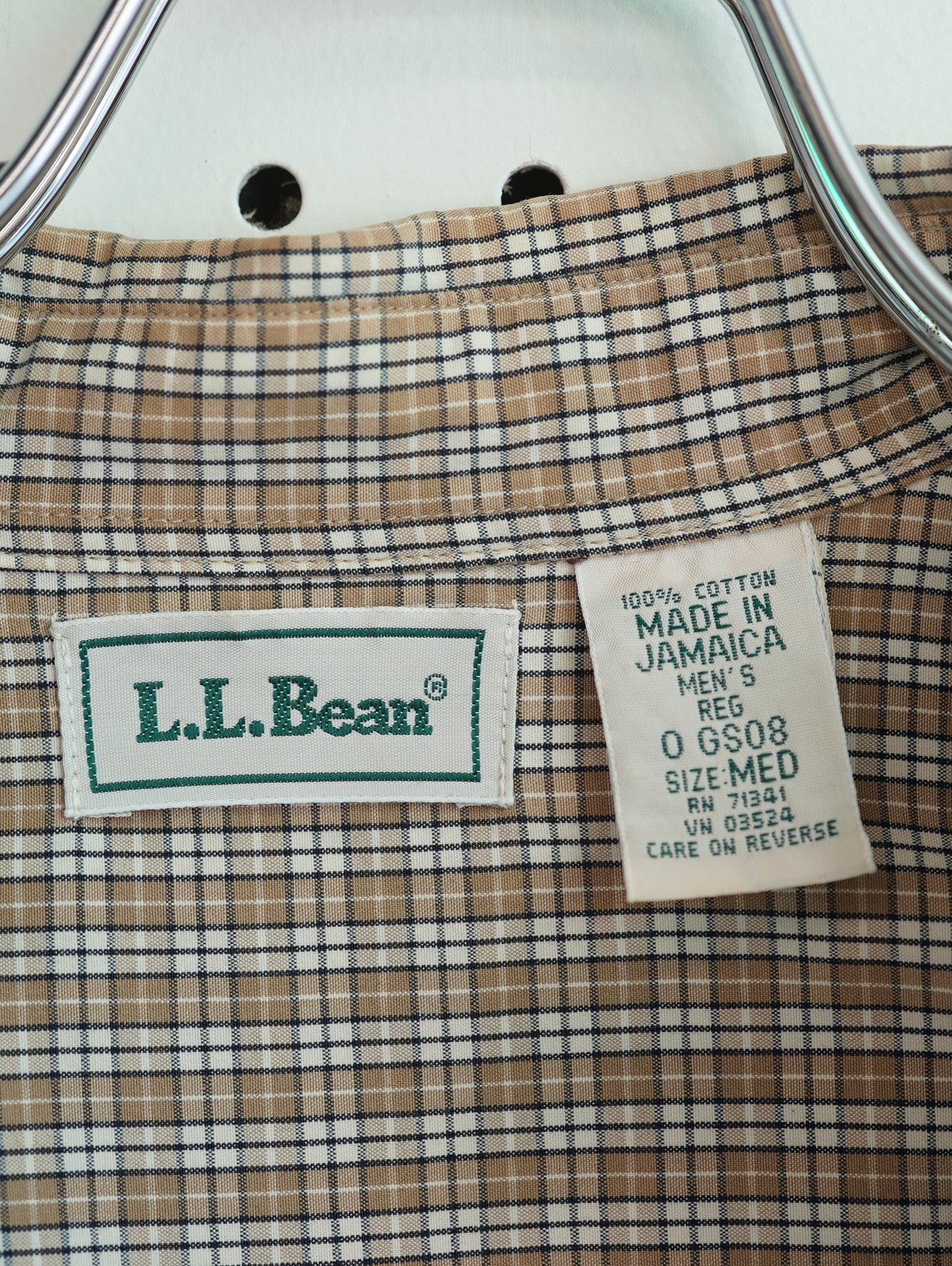 L.L.Bean Plaid L/S Shirt
