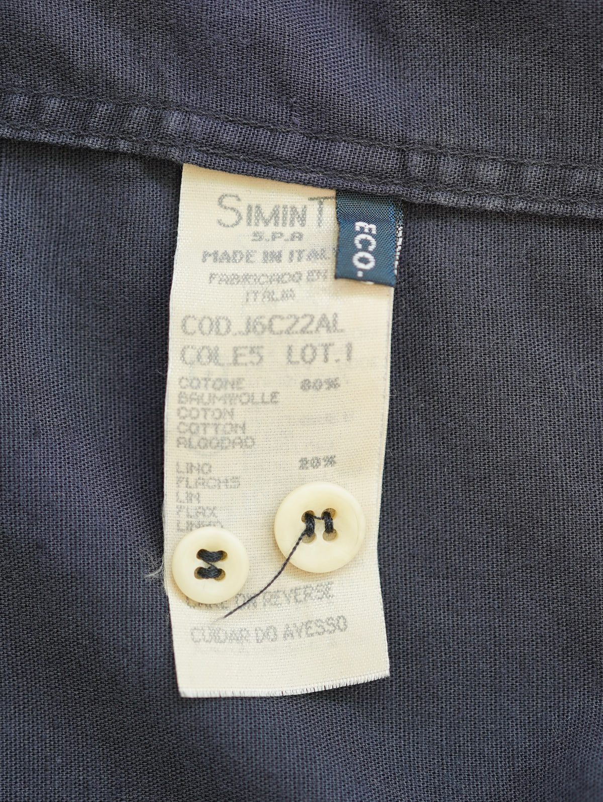 ARMANI JEANS Cotton/Linen L/S Shirt