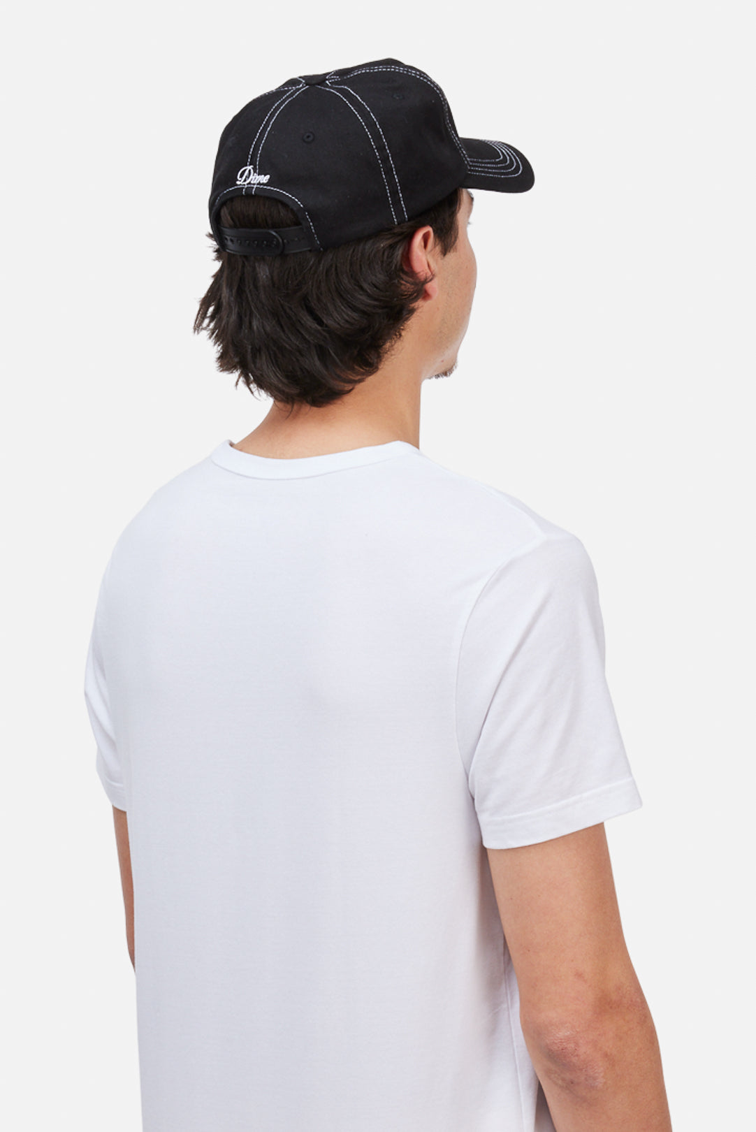 Dime Cursive Denim Worker Cap - Black Washed