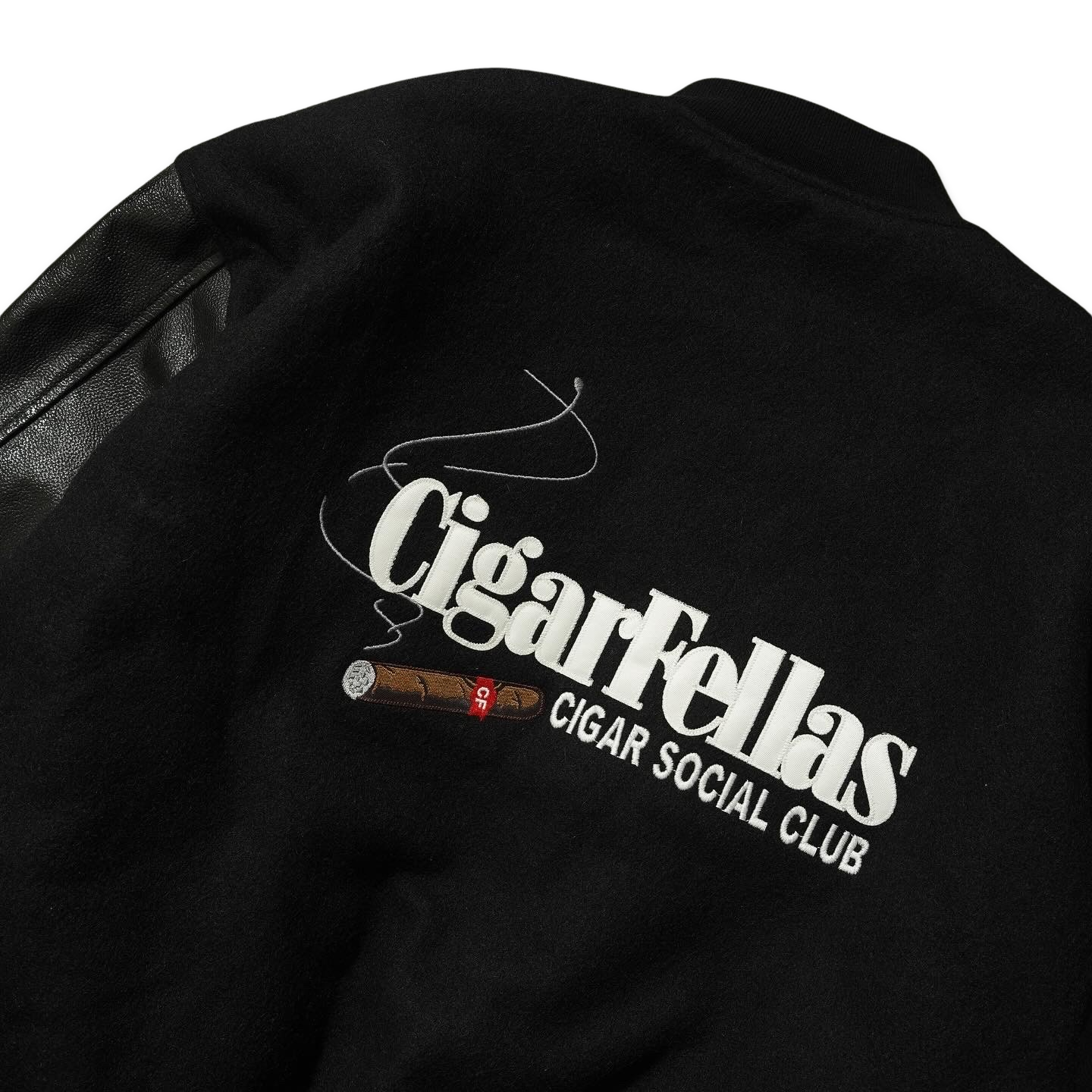 CigarFellas Wool/Nylon Varsity Jacket