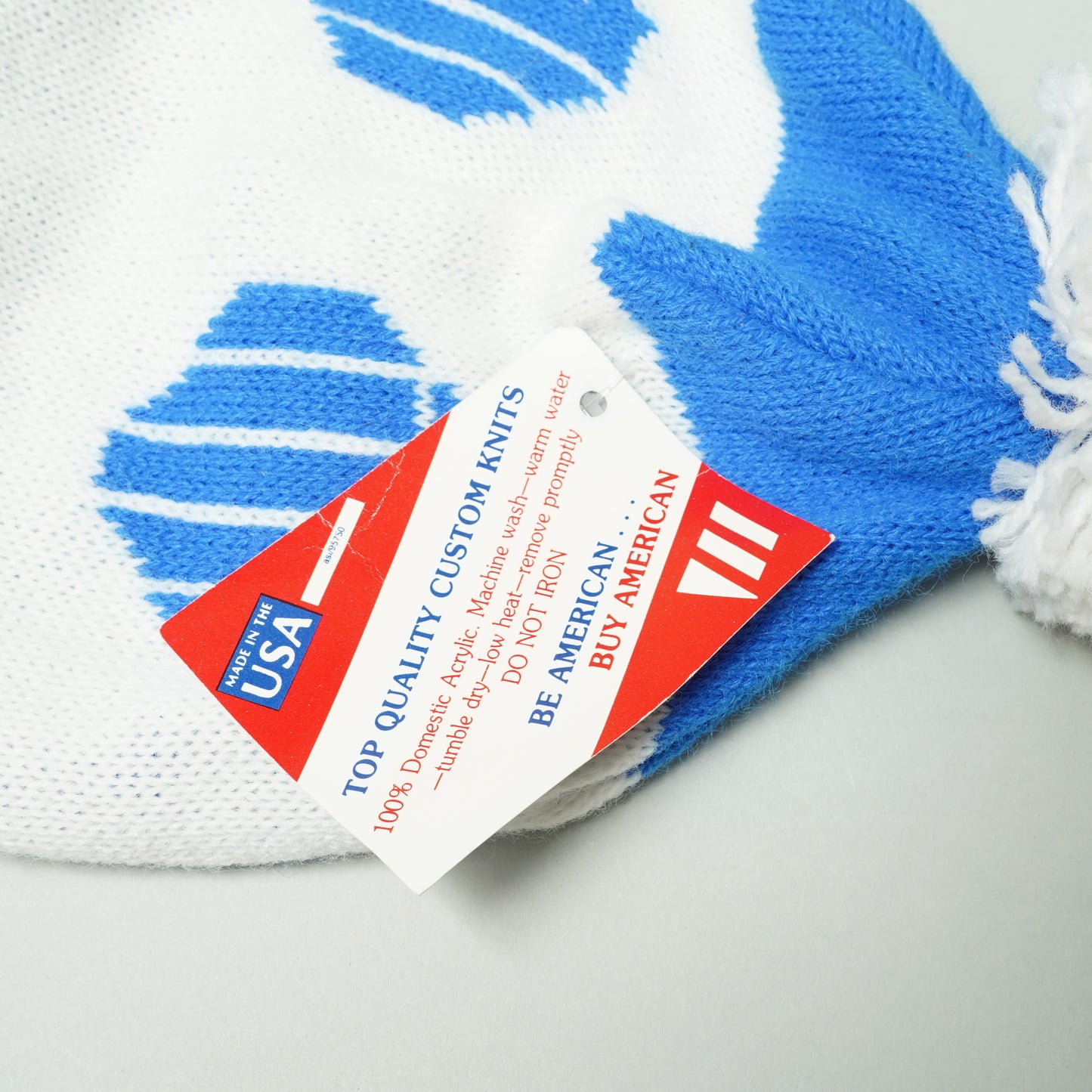 "BE AMERICAN... BUY AMERICAN" Pom-Pom Beanie