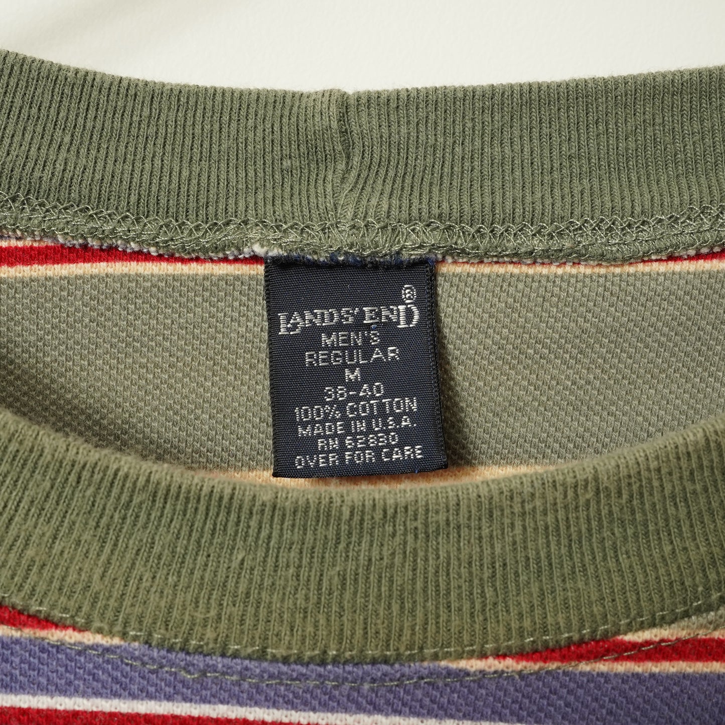 Land’s End Multi Striped Pique Tee