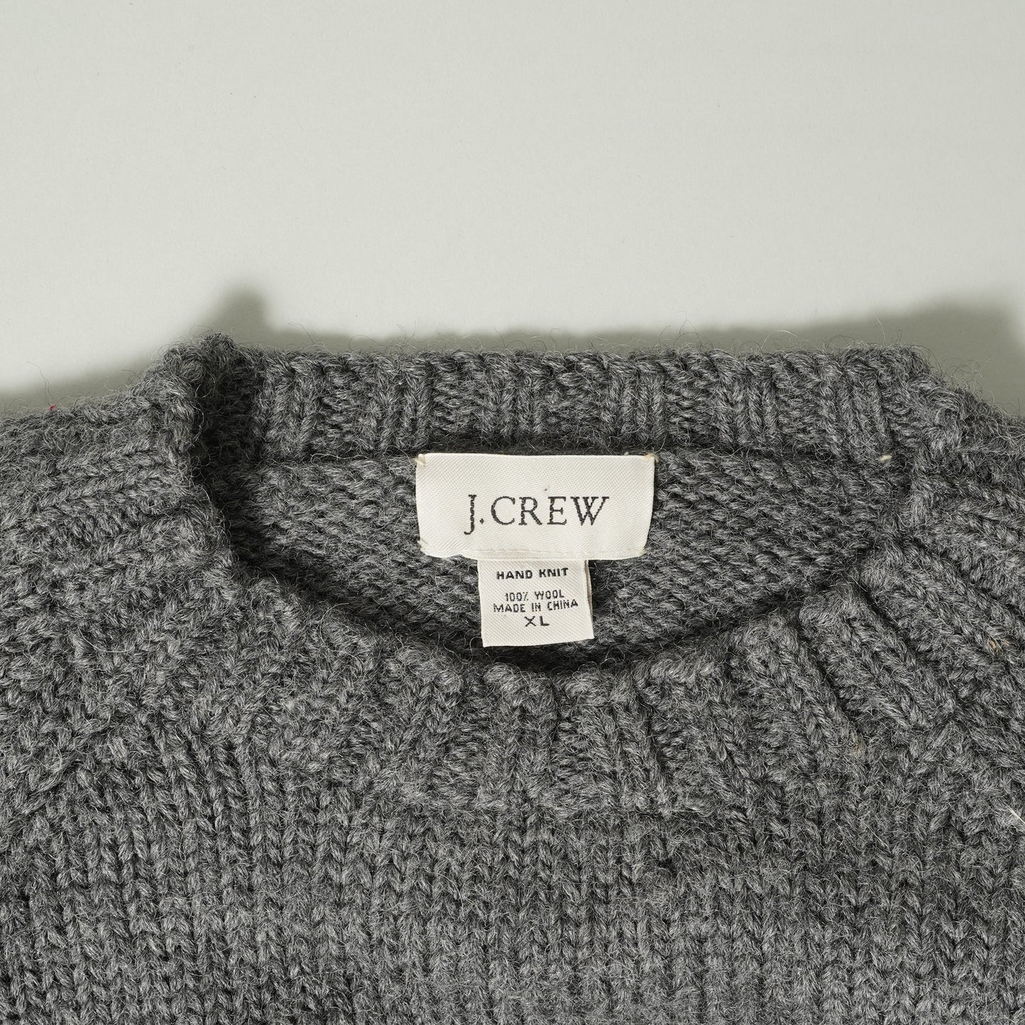 J.CREW Hand Knit 100%Wool