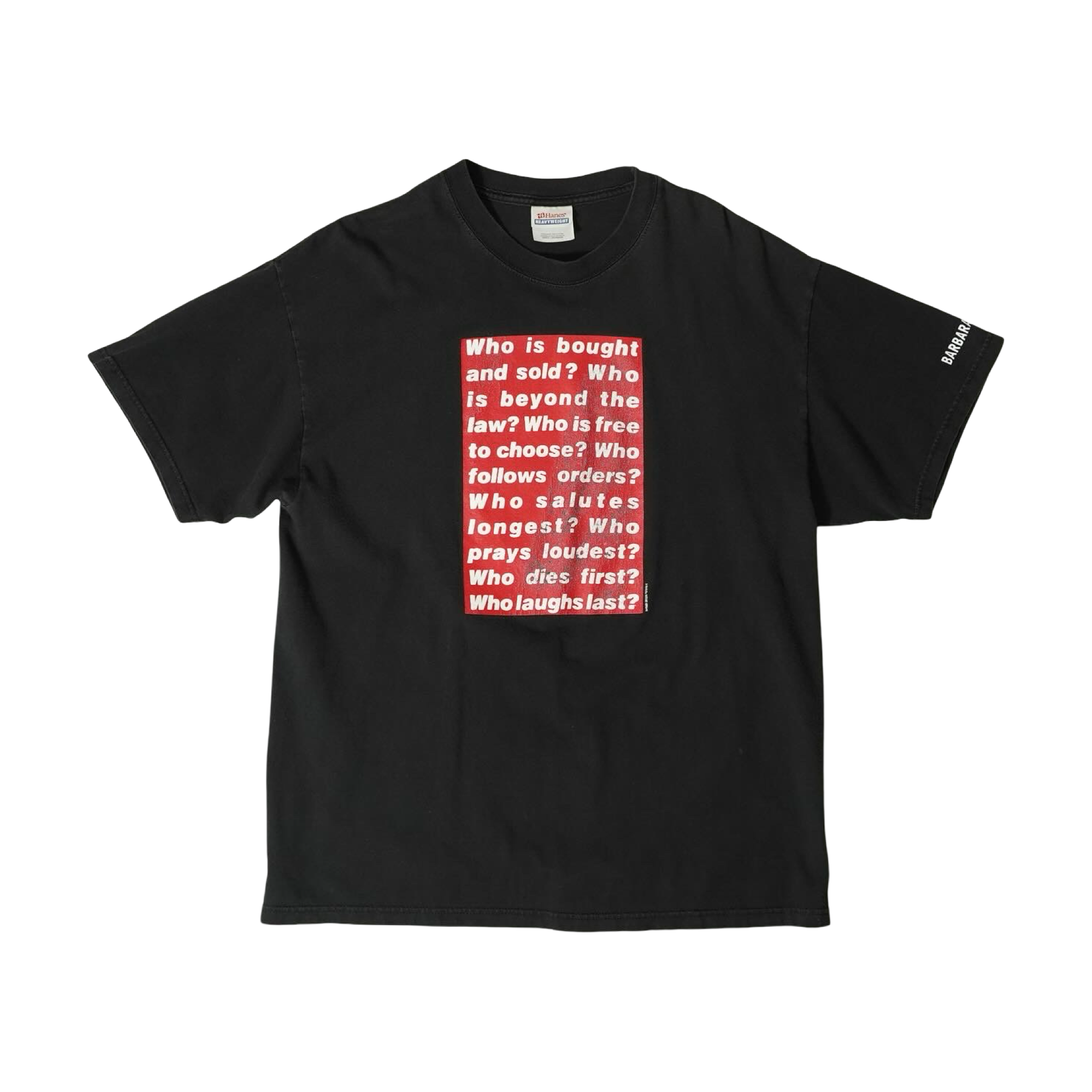 90's Barbara Kruger S/S Tee – SLON STORE