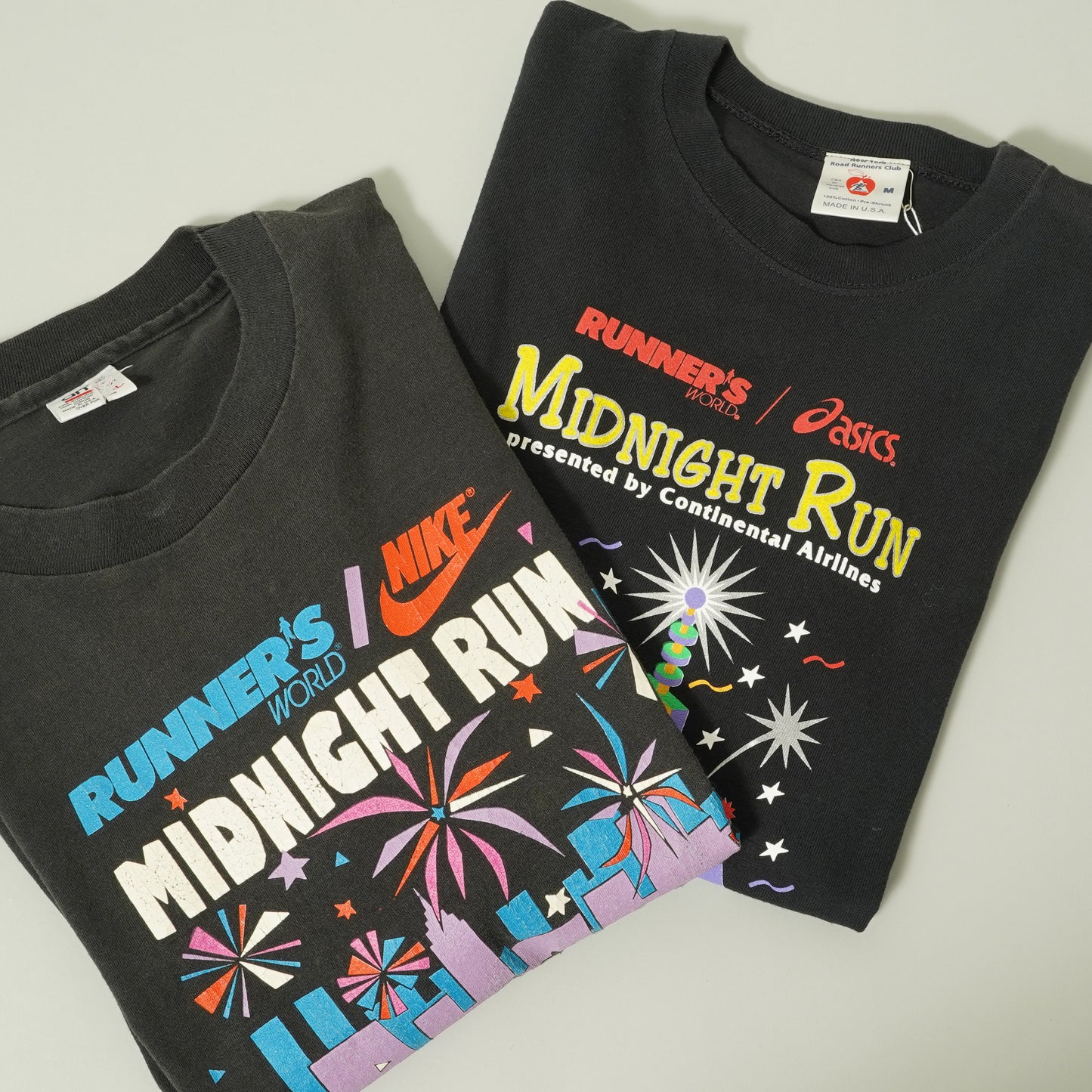 New York Road Runners Club MIDNIGHT RUN 1993 L/S Tee