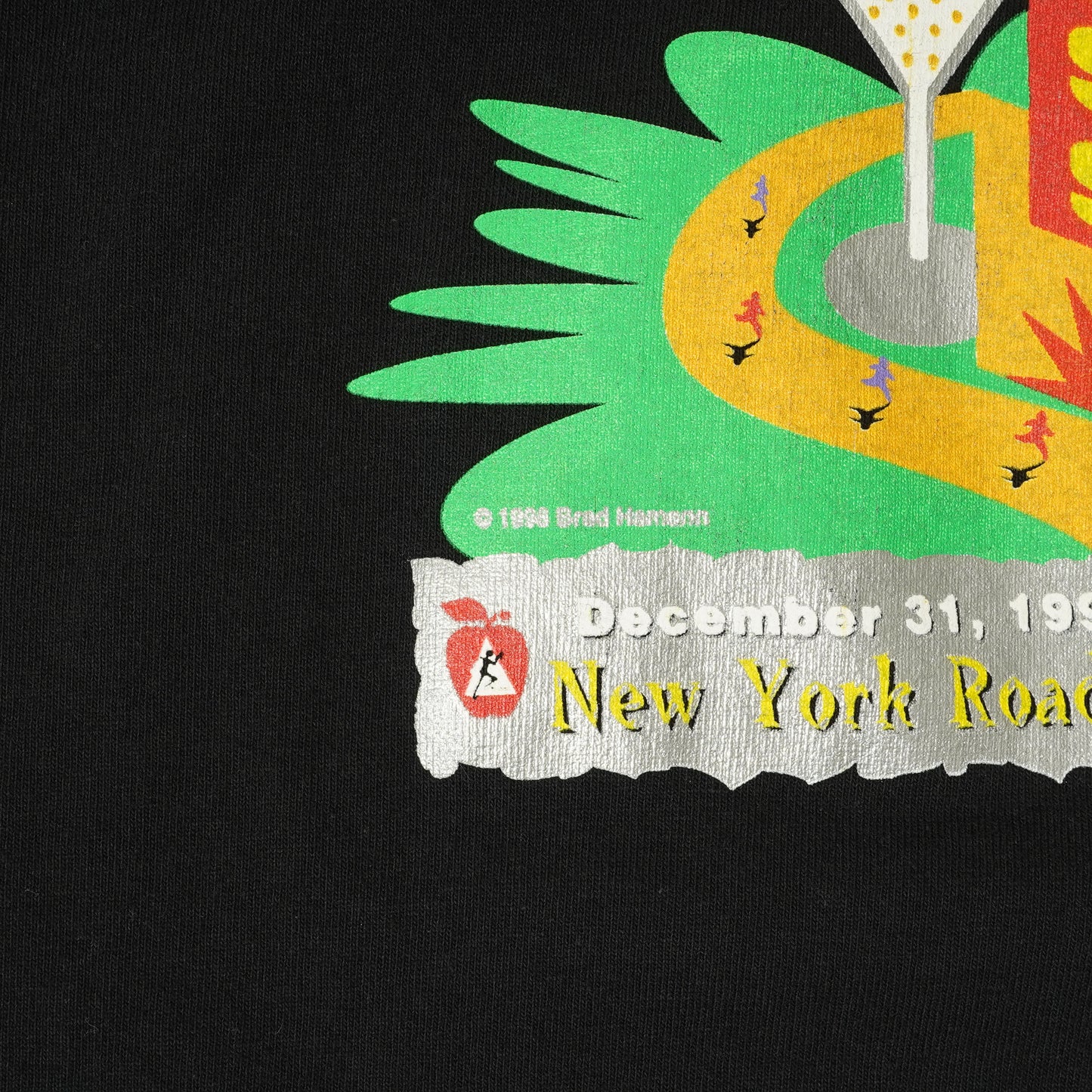 New York Road Runners Club MIDNIGHT RUN 1999 L/S Tee