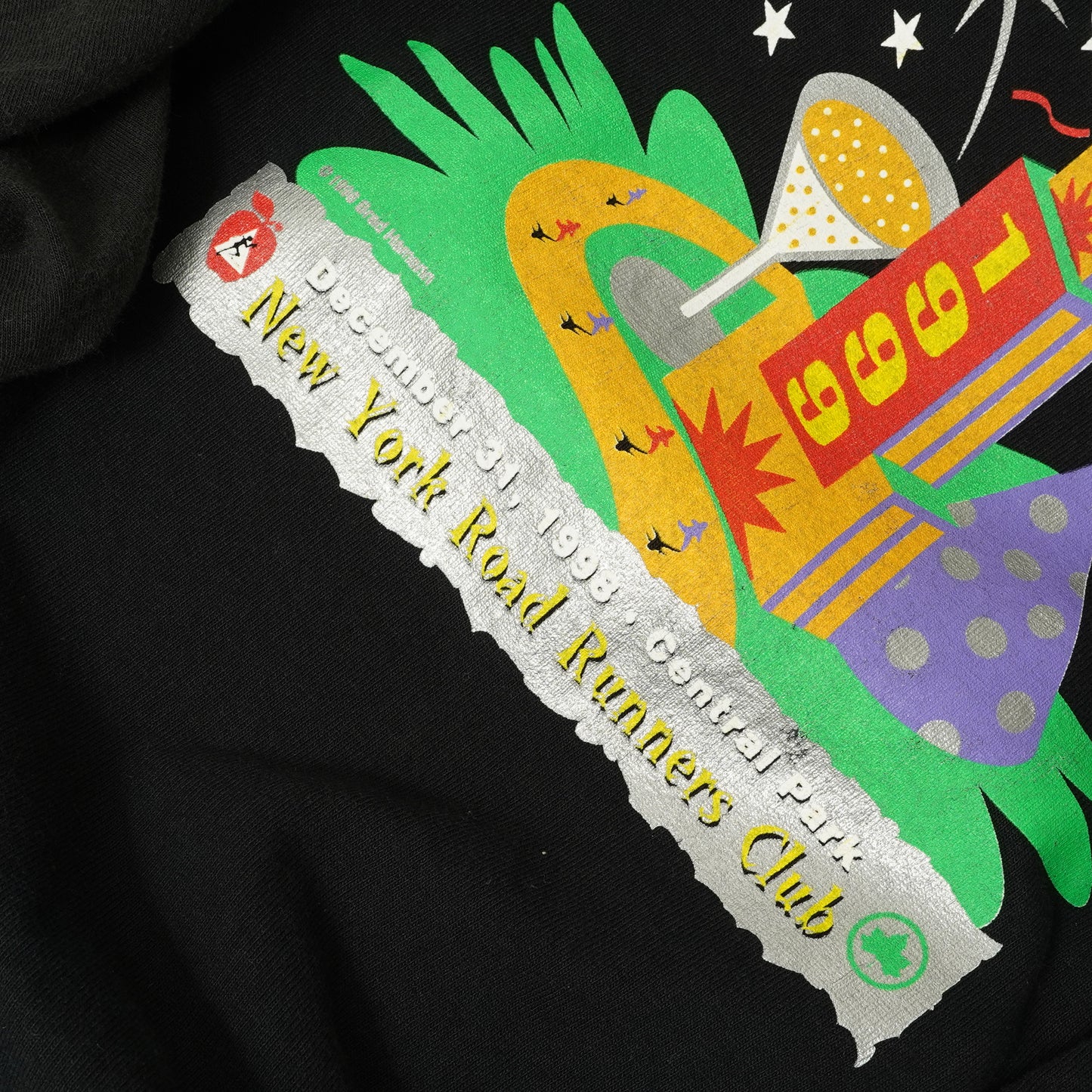 New York Road Runners Club MIDNIGHT RUN 1999 L/S Tee