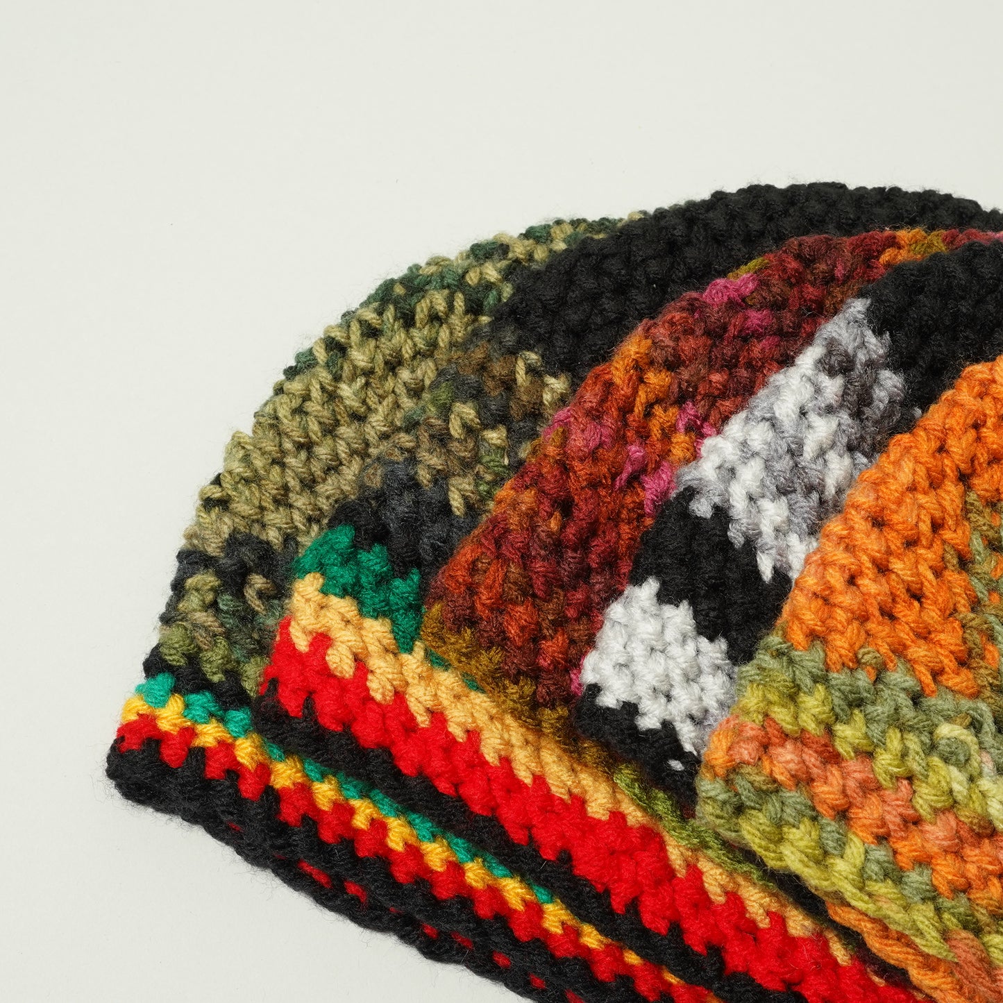 Handmade Knit Beanies from a Subway Station in Brooklyn