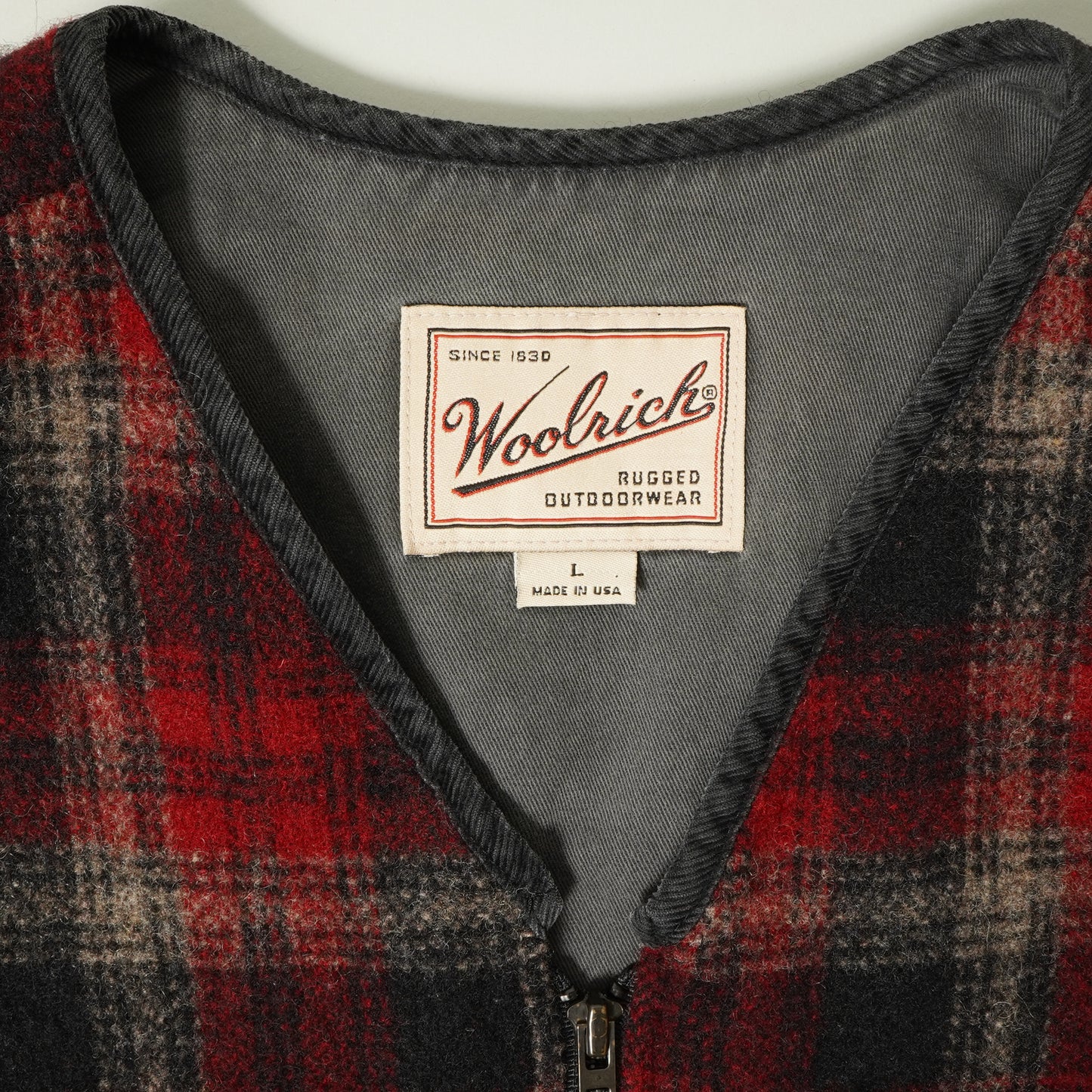 WOOLRICH Plaid Vest