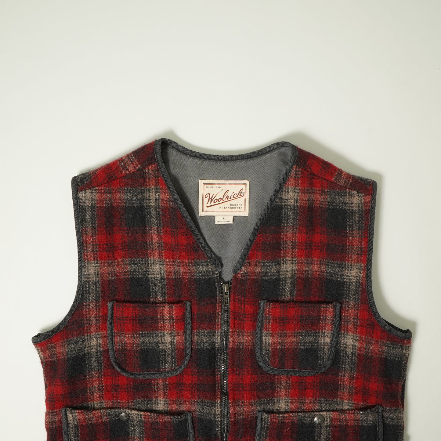WOOLRICH Plaid Vest