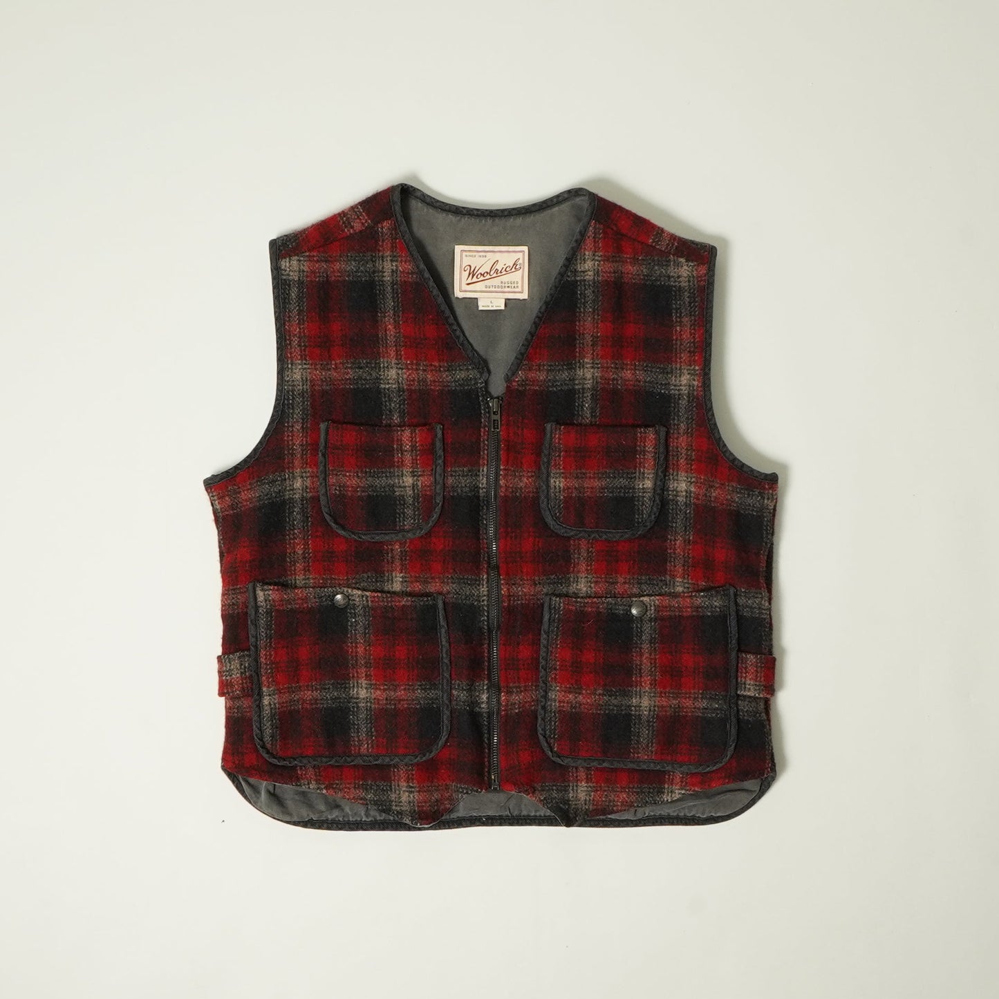 WOOLRICH Plaid Vest