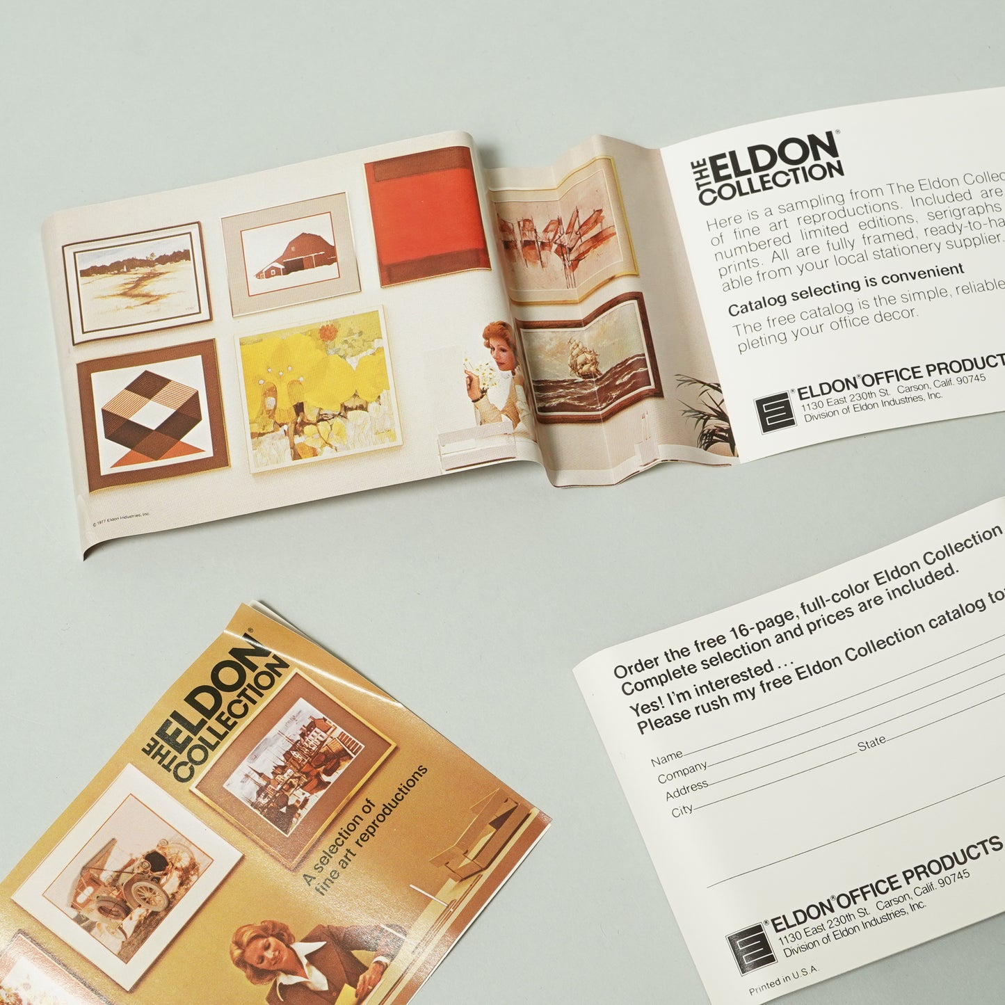 ELDON Plastic Base Glass Ashtray with Box