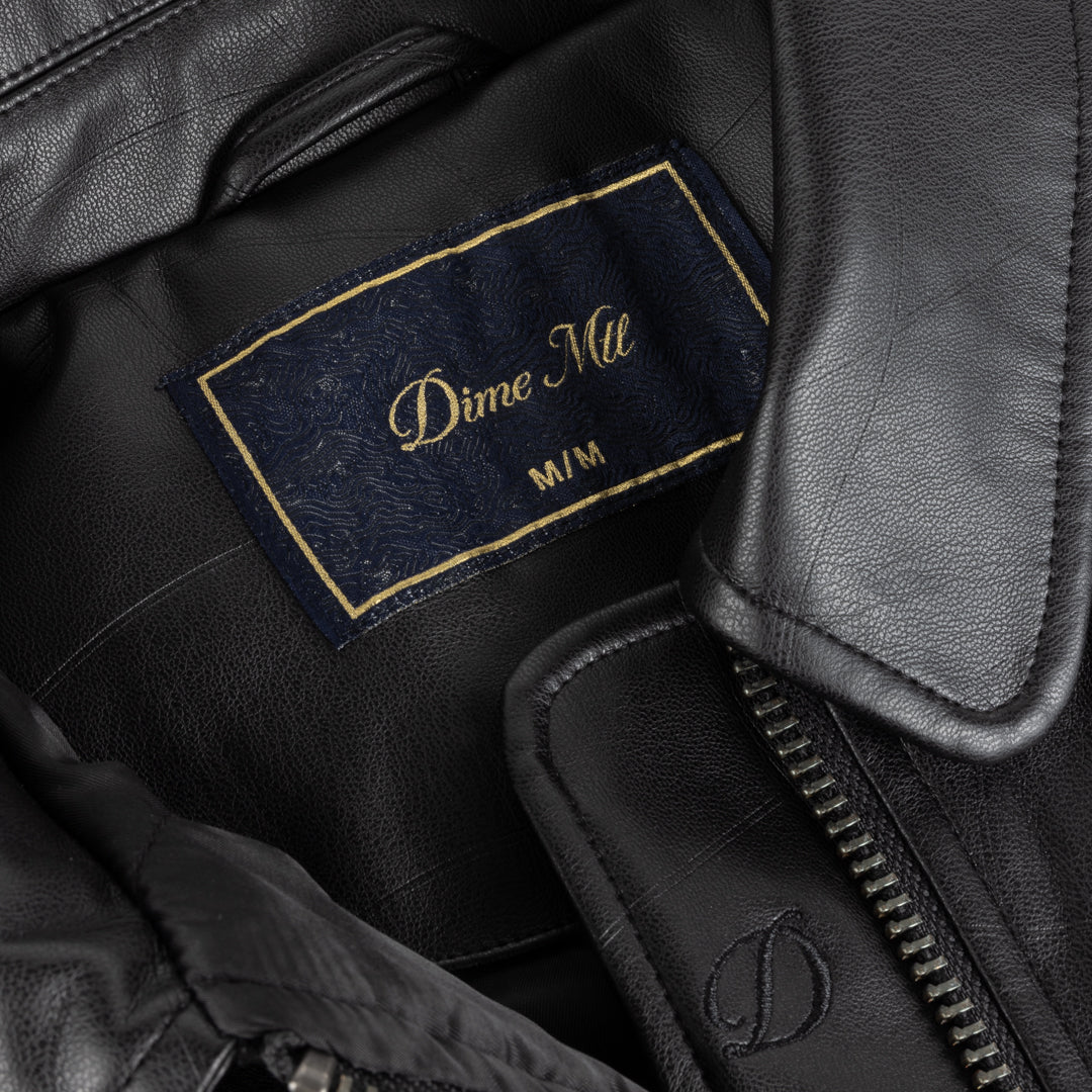 Dime Debossed Wavy Jacket - Black