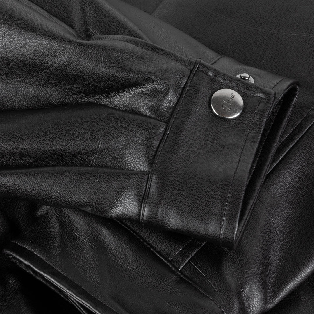 Dime Debossed Wavy Jacket - Black